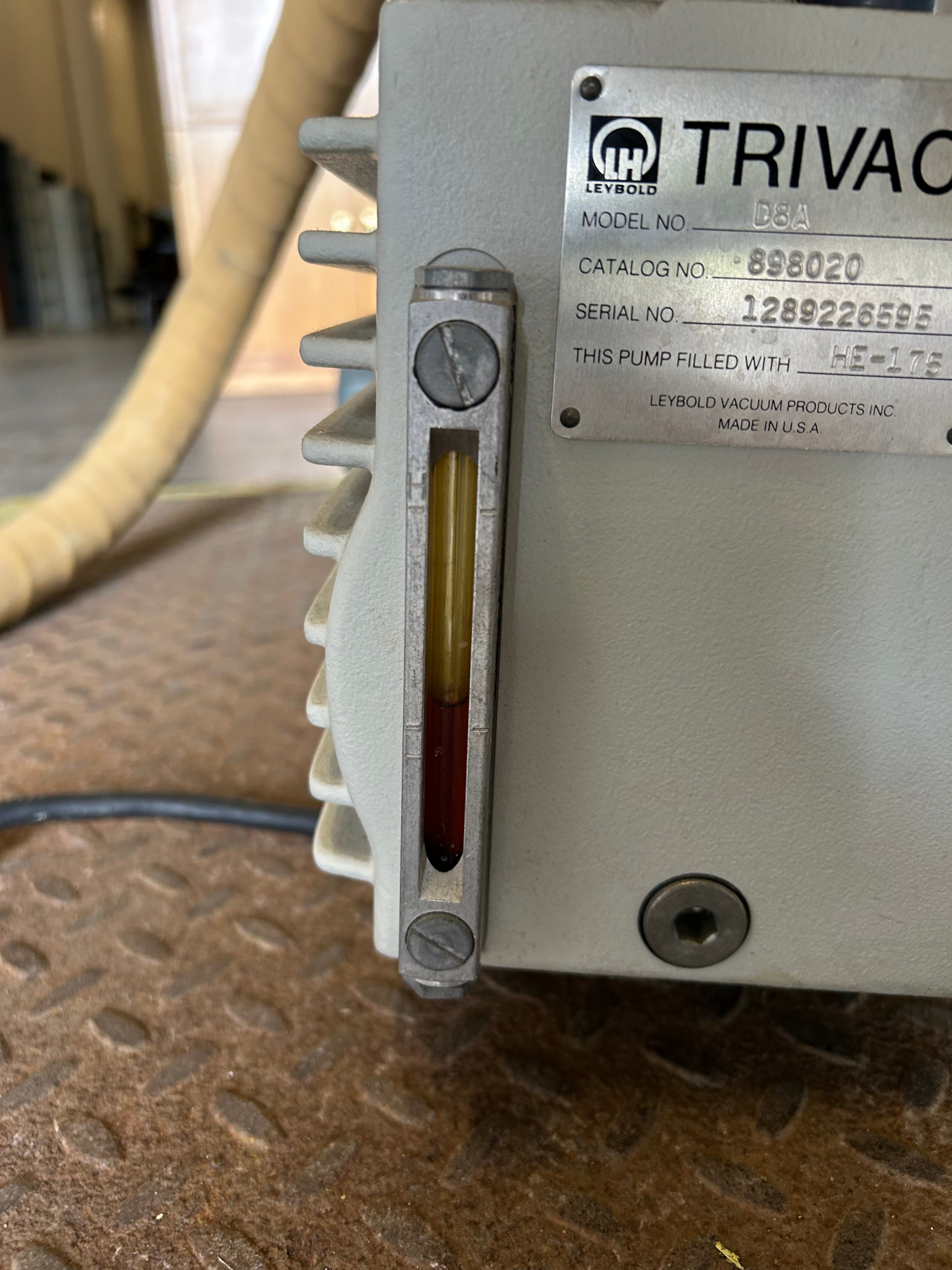 Trivac Vacuum Pump *Untested*