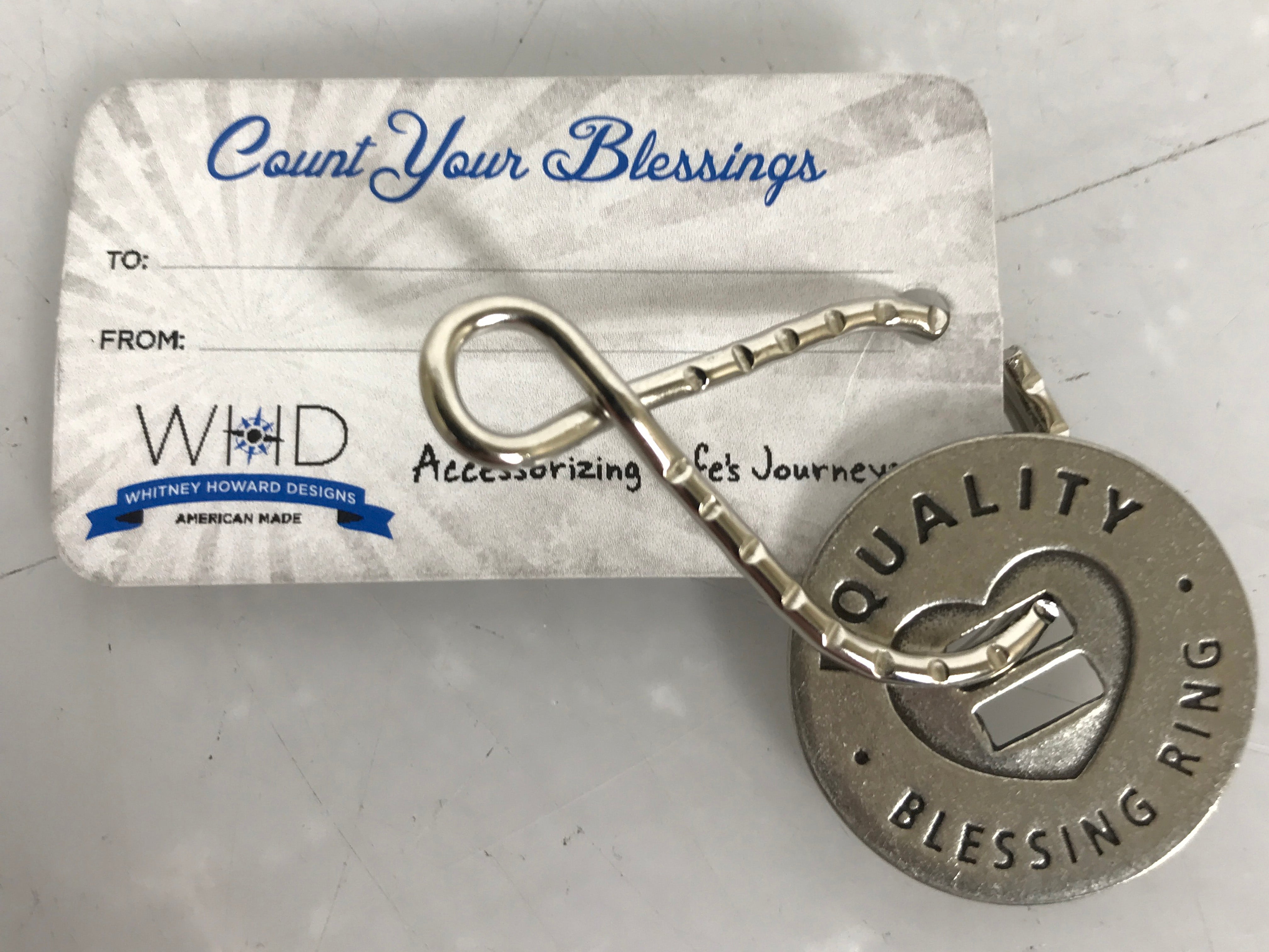 WHD BlessingRings "Equality" Keychain