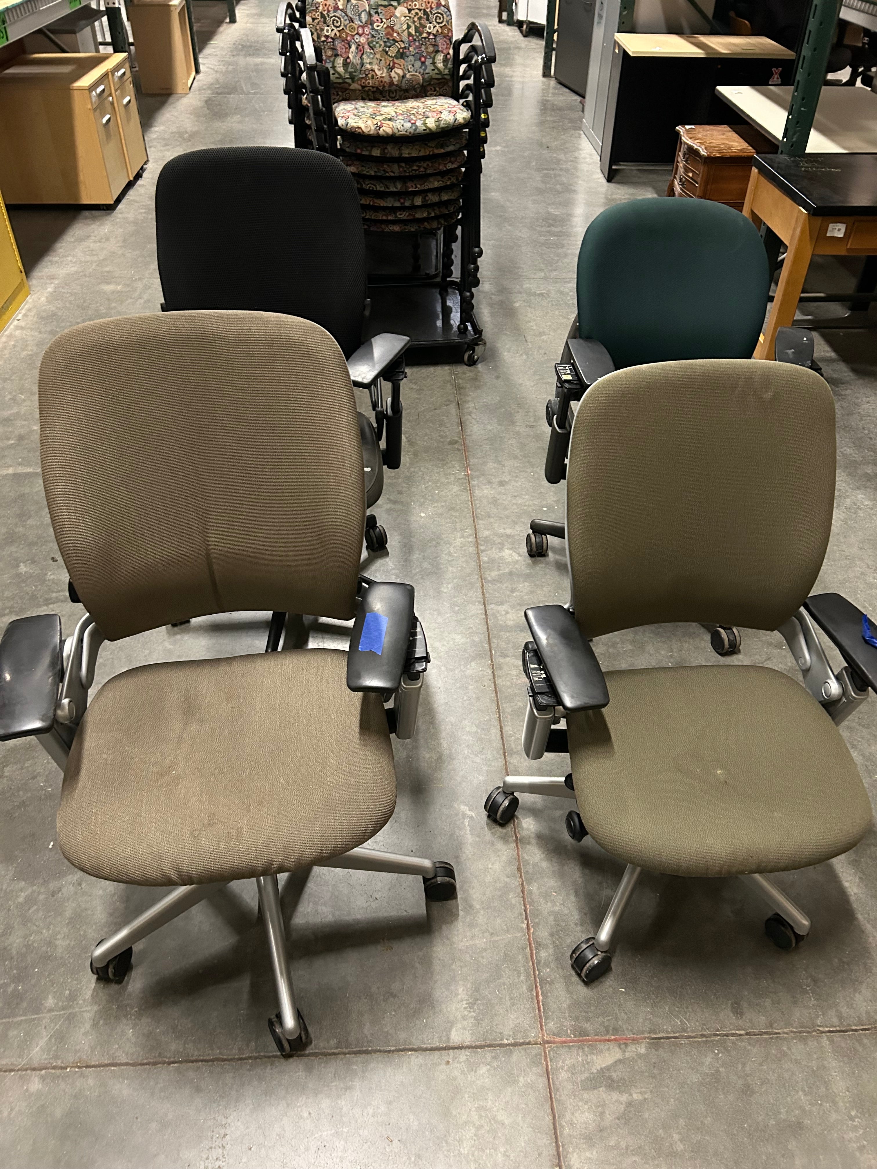 Set of 4 Steelcase Leap Chairs - Fair Condition