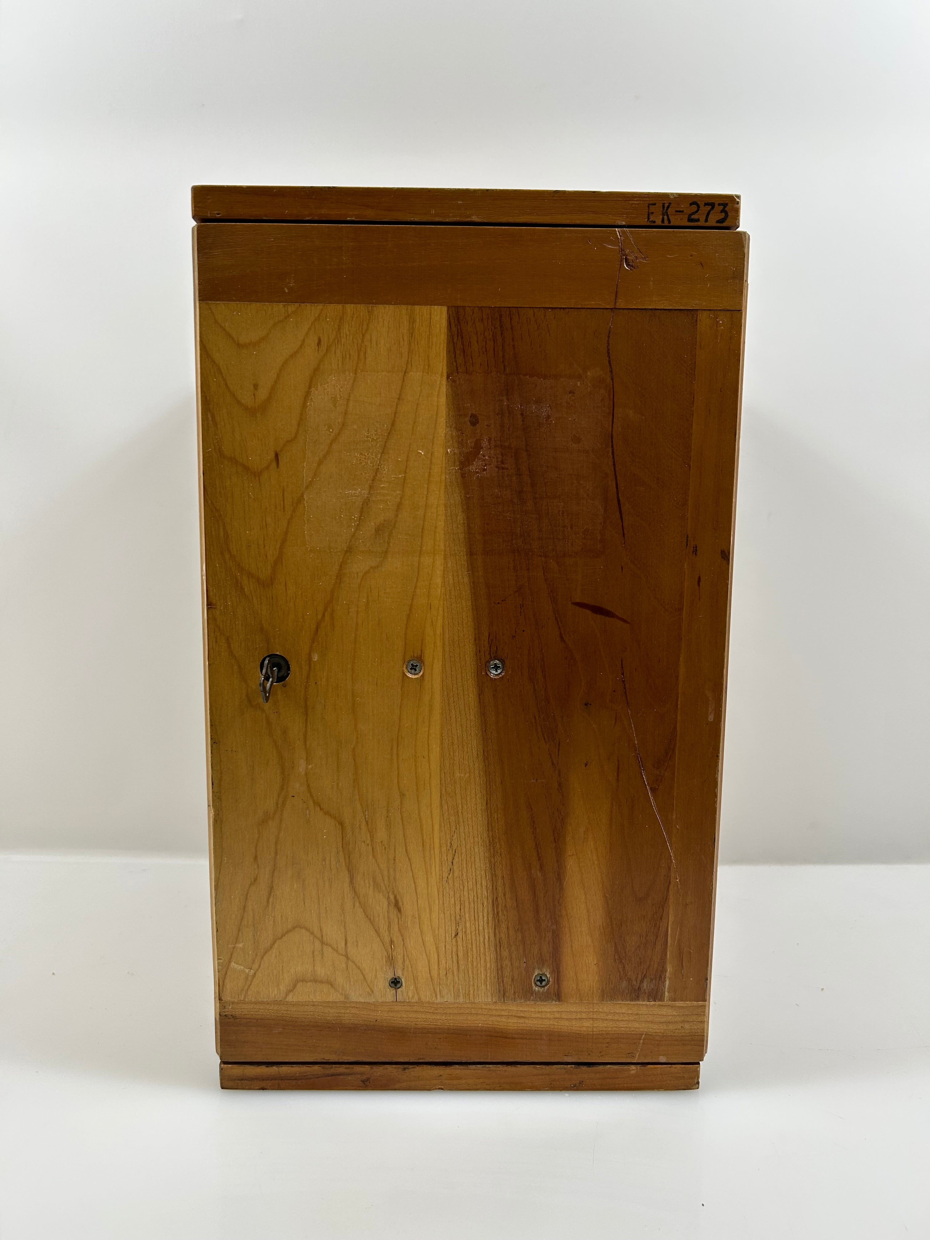 Vintage Bausch and Lomb Student Microscope with Wood Case