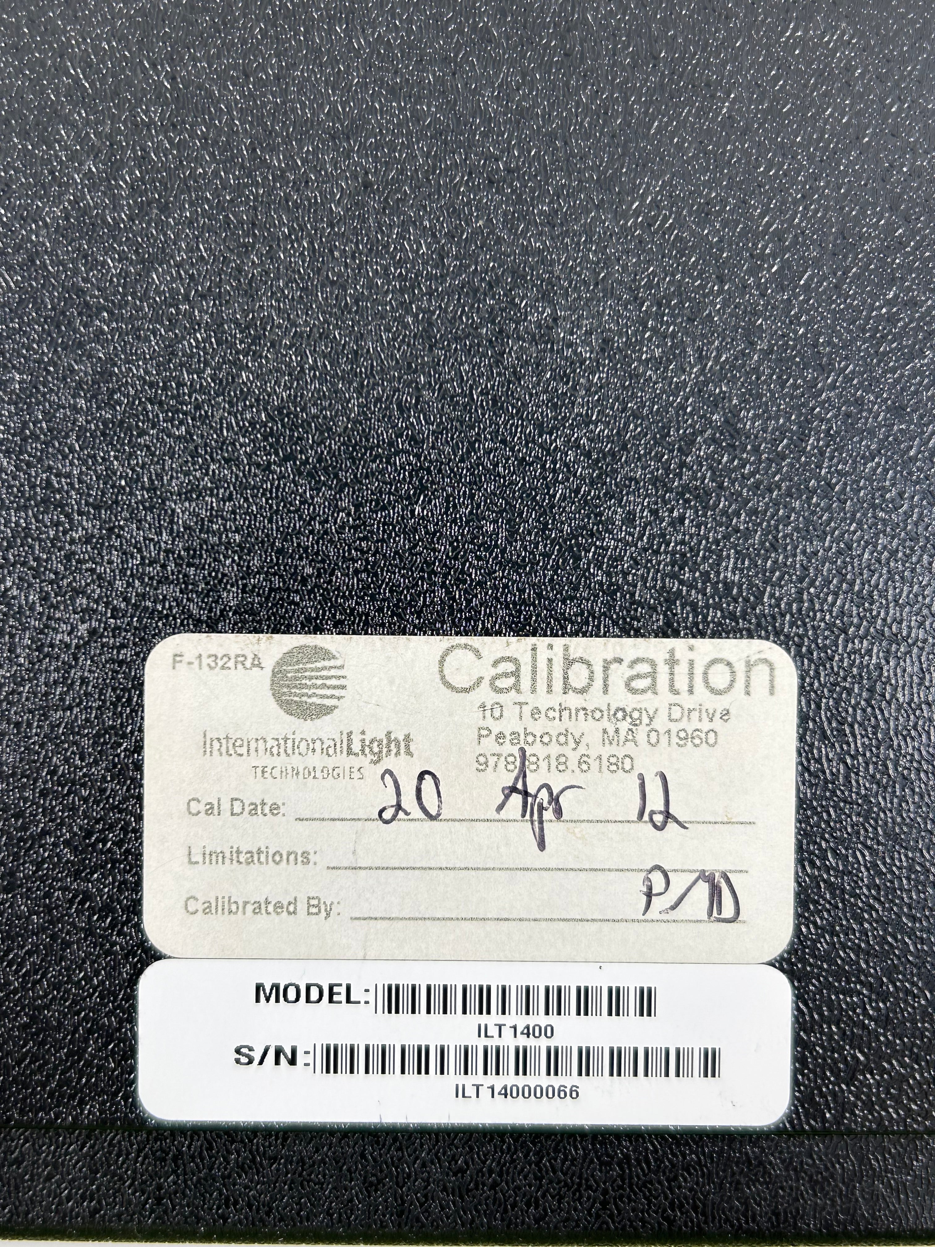 International Light Technologies ILT400 Hand-Held Radiometer/Photometer *Untested*