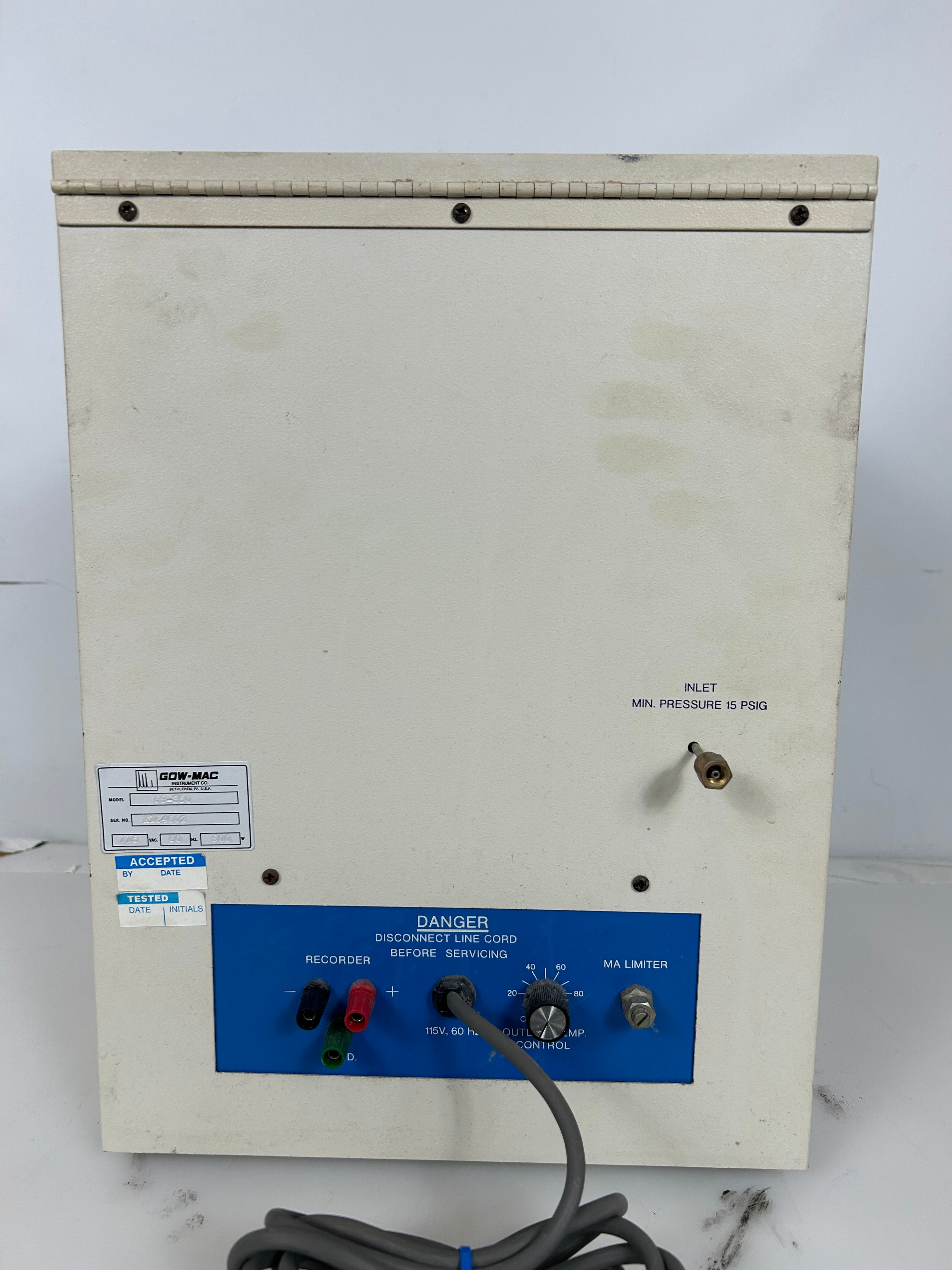 GOW-MAC Series 350 Gas Chromatograph with Thermal Conductivity