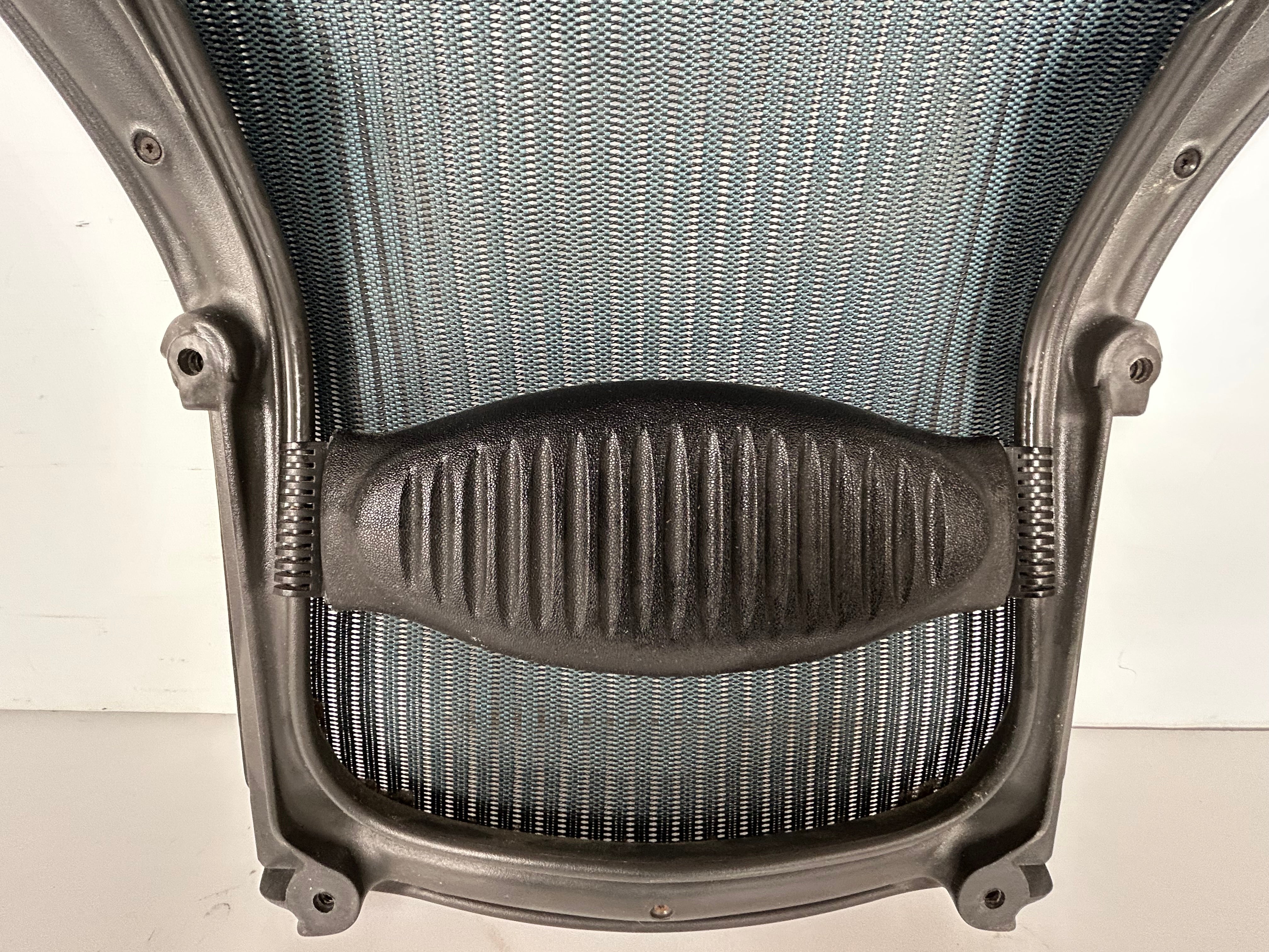 Forest Green Herman Miller Aeron Seat Back With Lumbar Pad Size B
