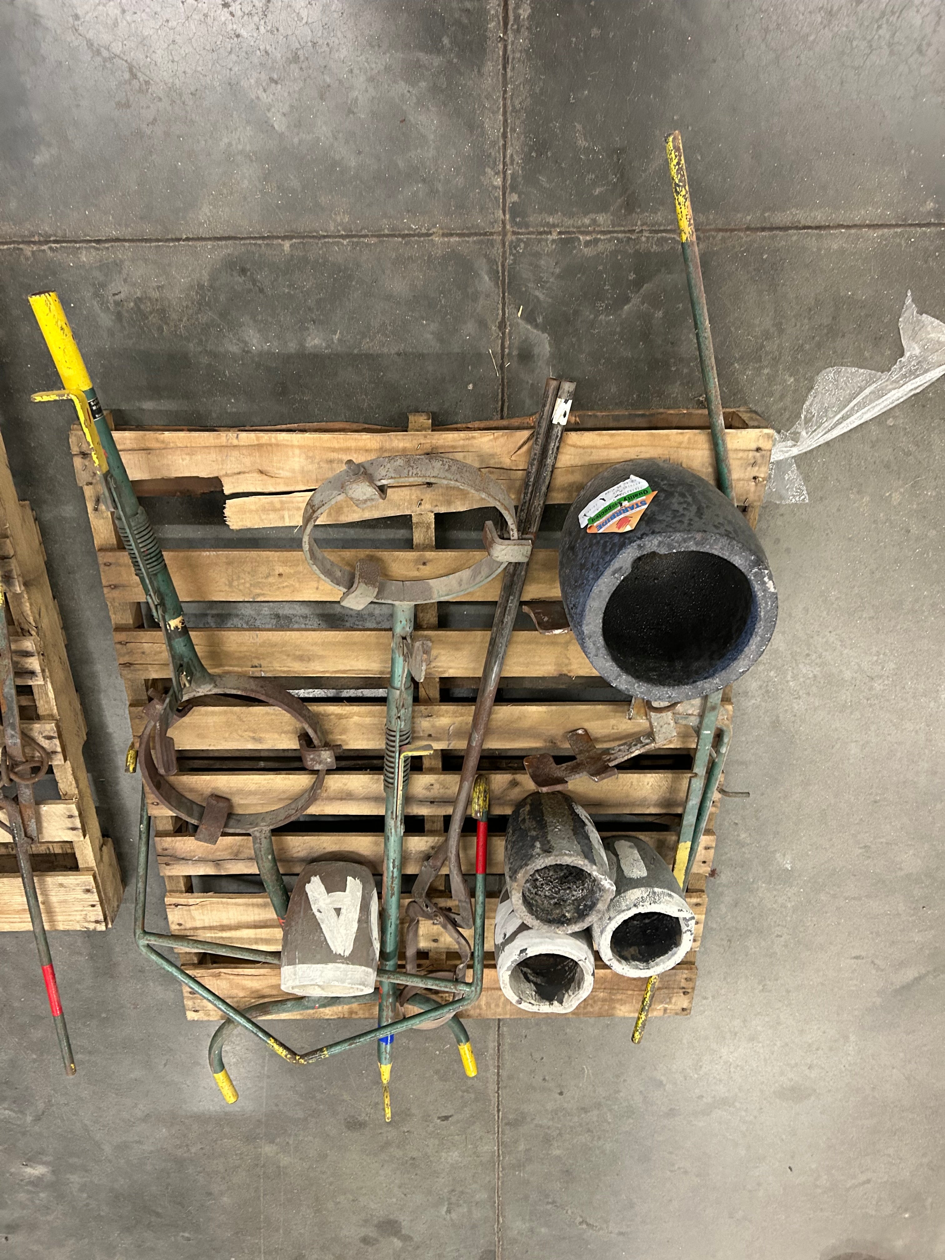 Large Assortment of Metal Foundry Tools