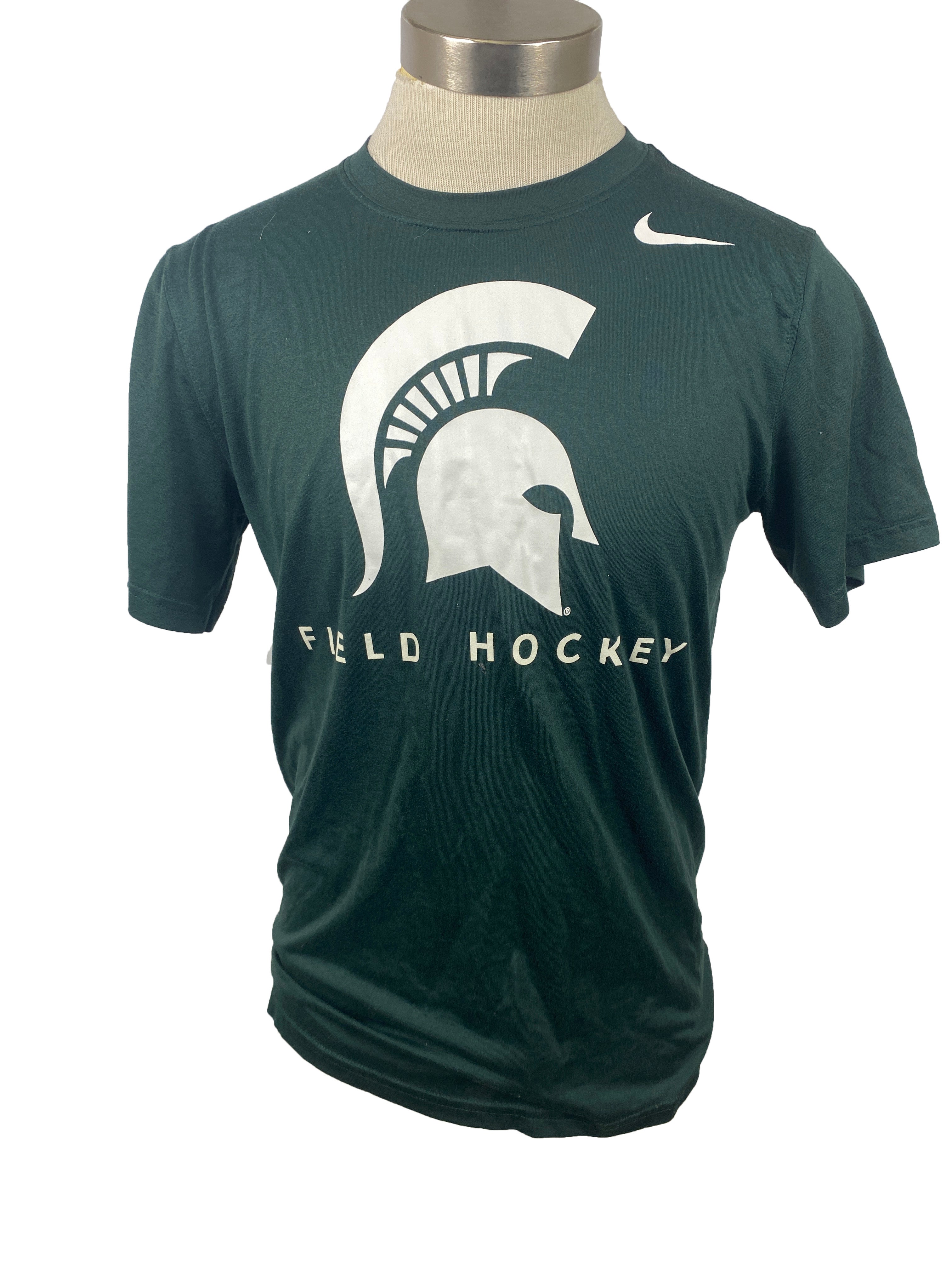 Nike Dri-Fit Green MSU Field Hockey T-Shirt Men's Size M