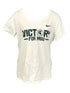 Nike White 2017 MSU Football T-Shirt Women's Size XL