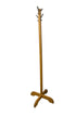 Wooden Freestanding Coat Rack / Hall Tree with Multi-Hook Design