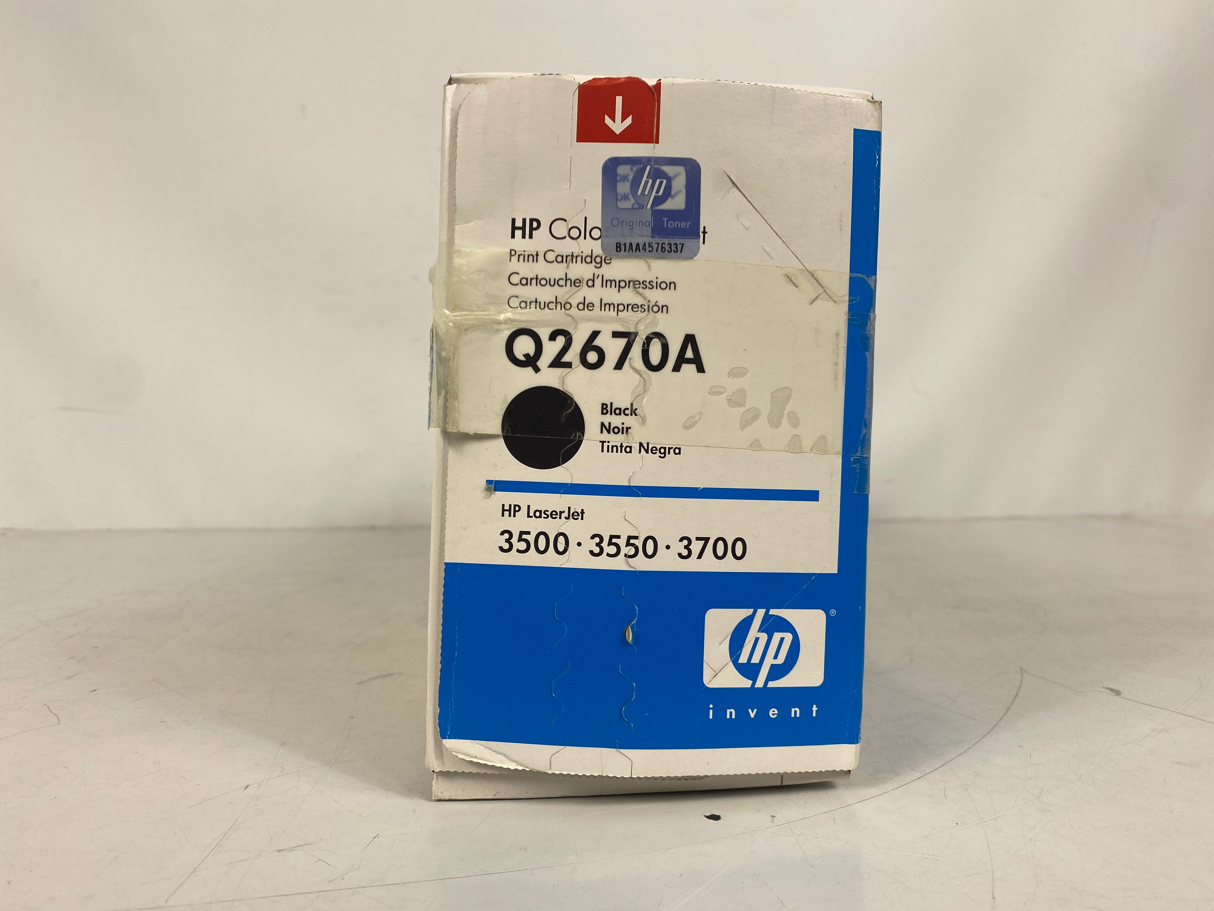 HP Q2670A 308A Black Toner Cartridge