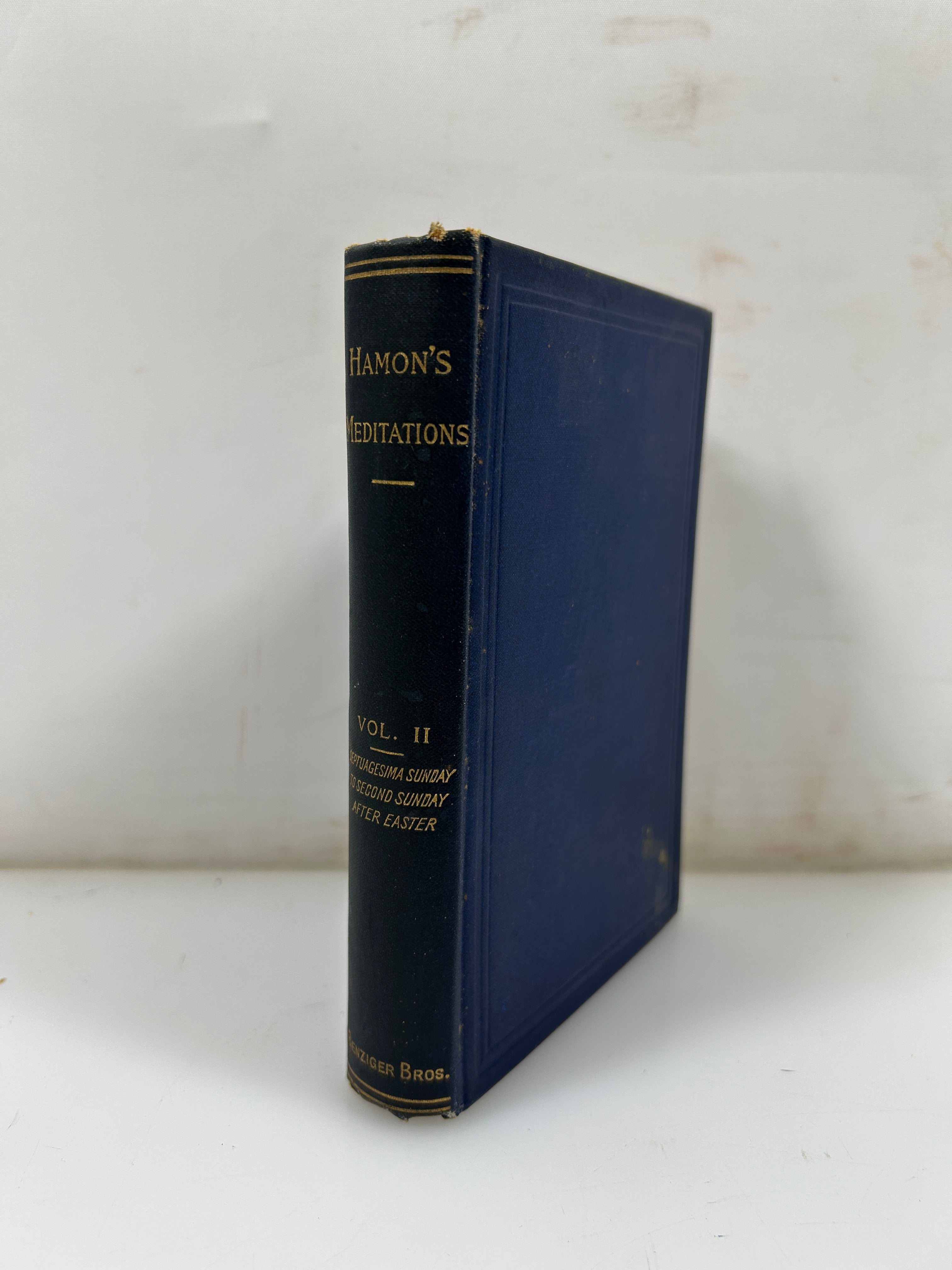 Hamon's Meditation Vol.II Septuagesima Sunday to 2nd Sunday After Easter HC 1894