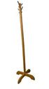 Wooden Freestanding Coat Rack / Hall Tree with Multi-Hook Design