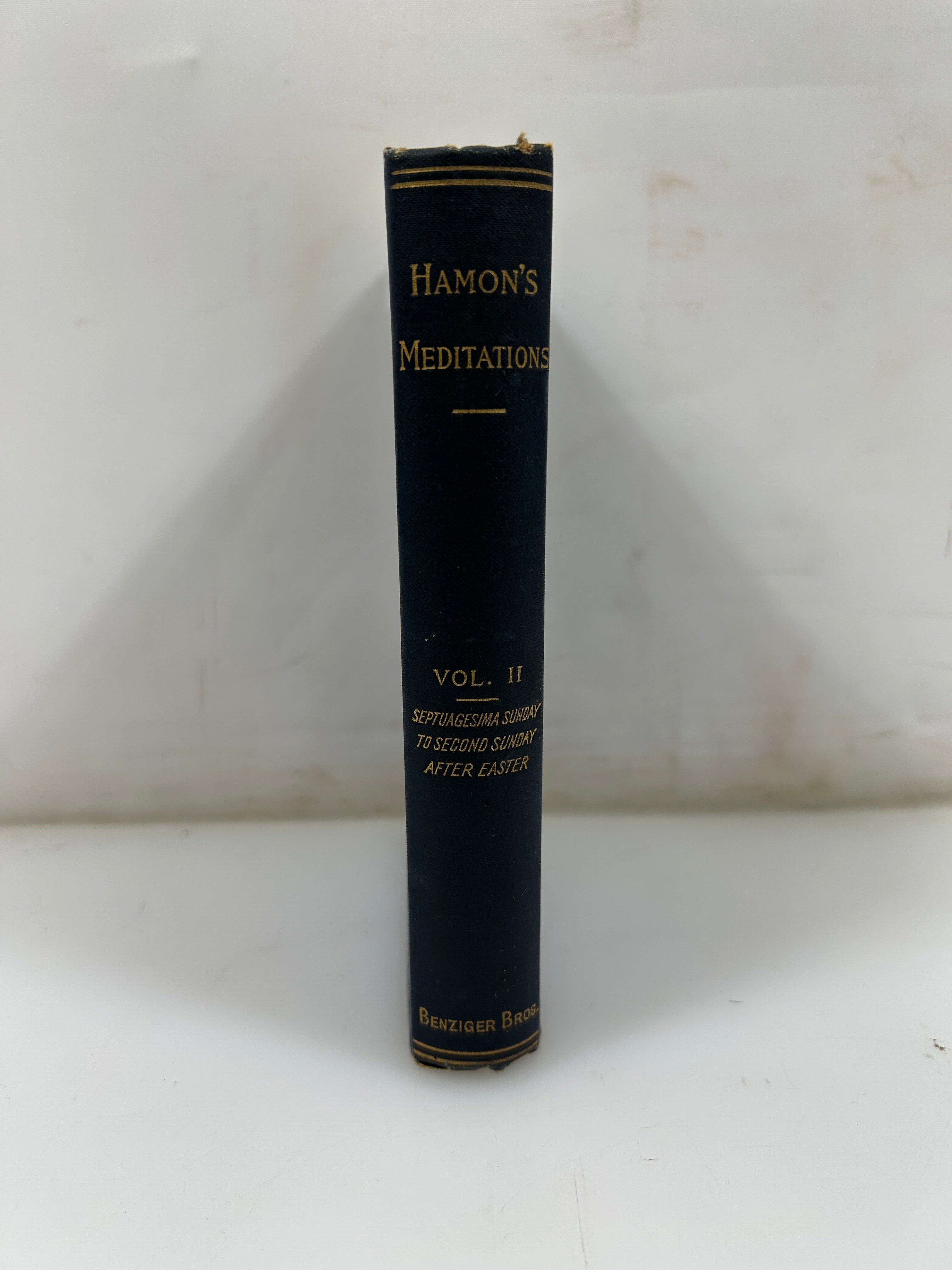 Hamon's Meditation Vol.II Septuagesima Sunday to 2nd Sunday After Easter HC 1894