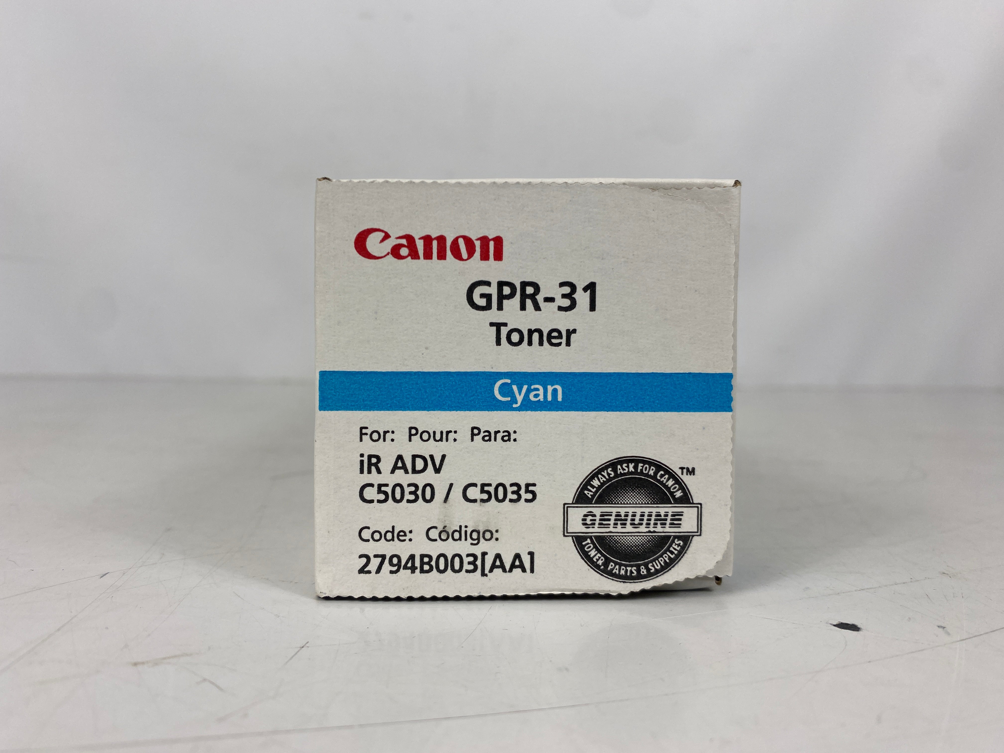 Canon GPR-31 Cyan Toner Cartridge