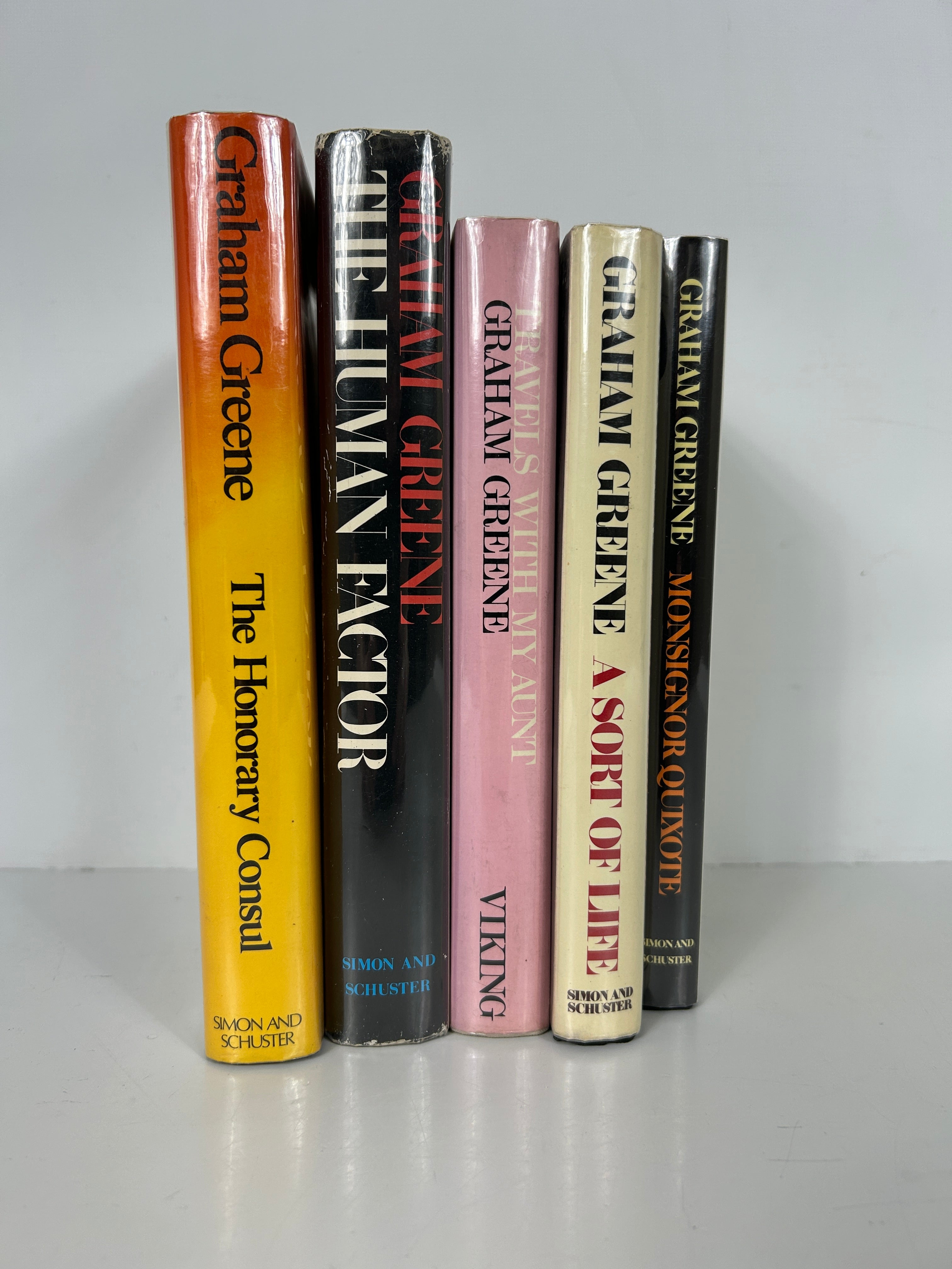 Lot of 5 Graham Greene Collector's First Edition Hardcovers