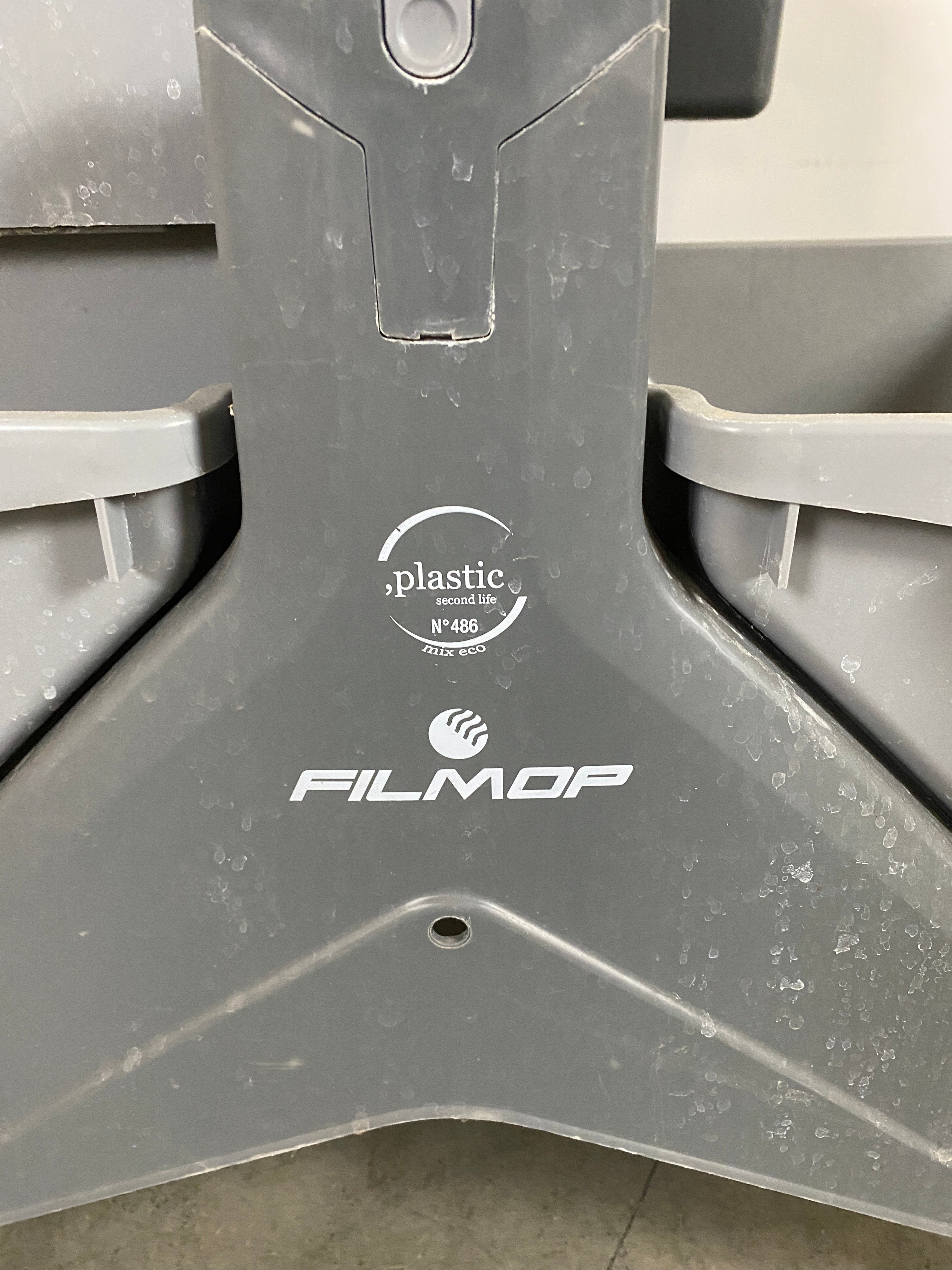 Filmop Grey Rolling Mop Bucket