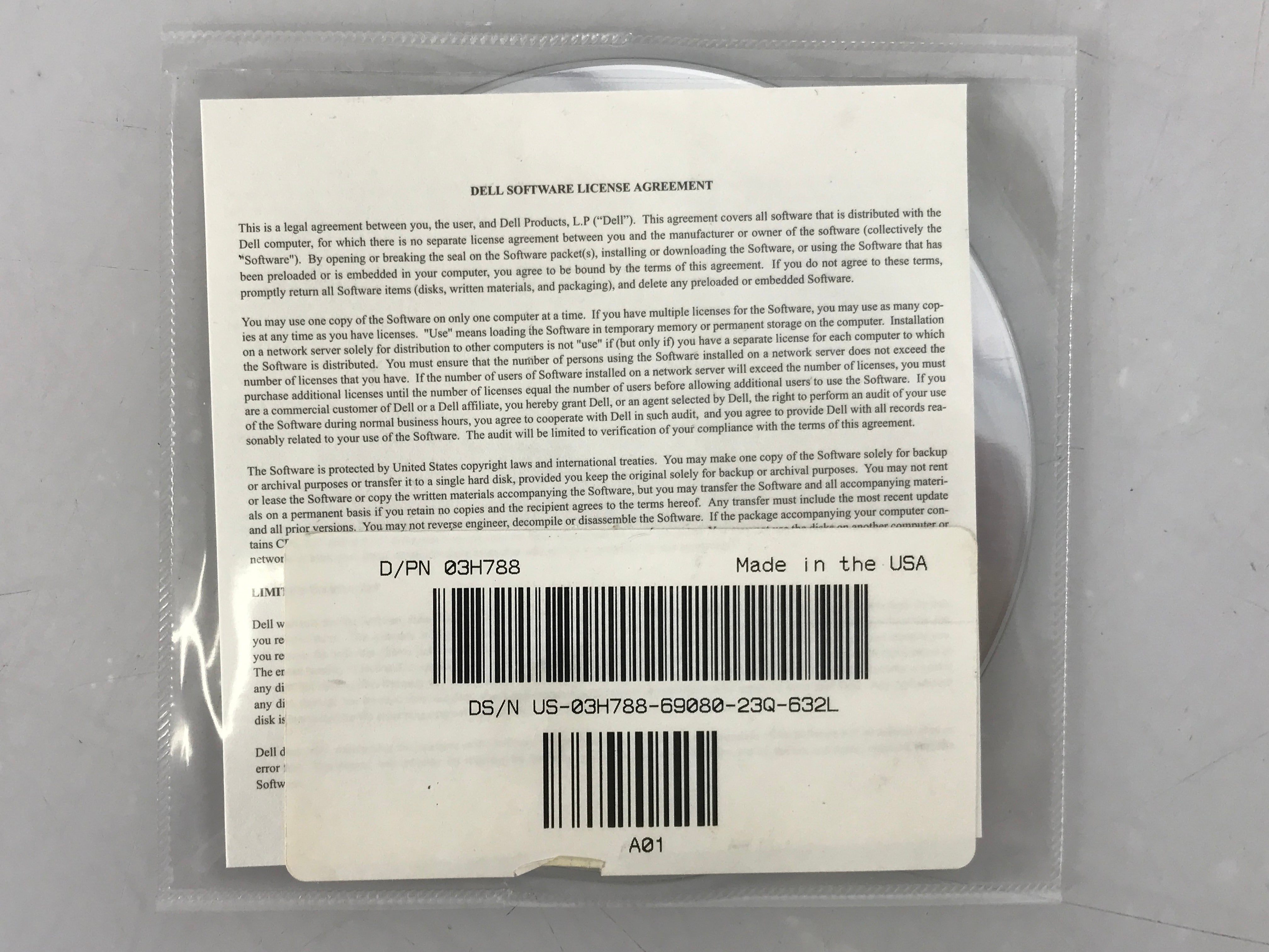 Dell Roxio Easy CD Creator 5.1 Basic Installation Disc