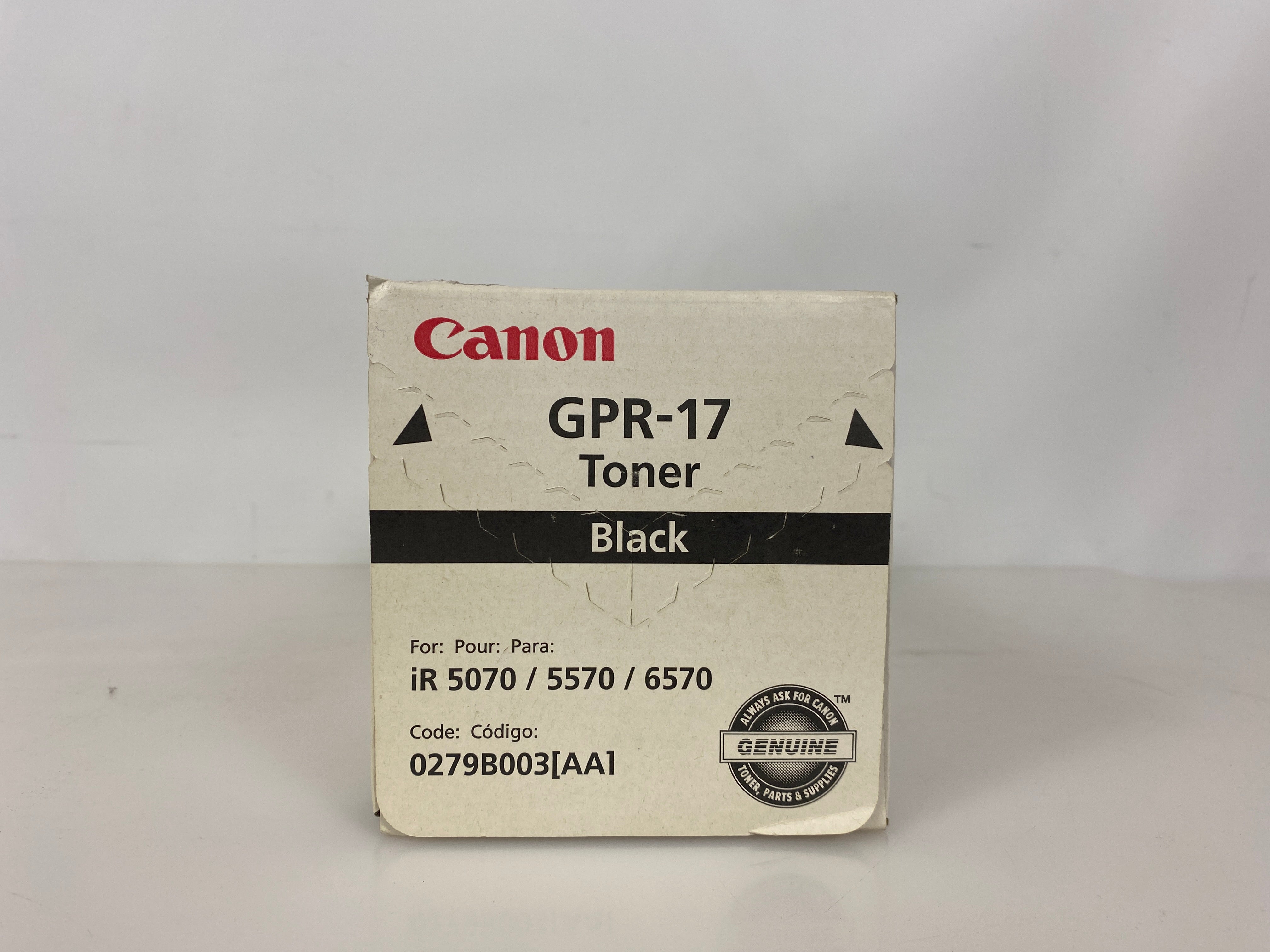 Canon GPR-17 Black Toner Cartridge *New*