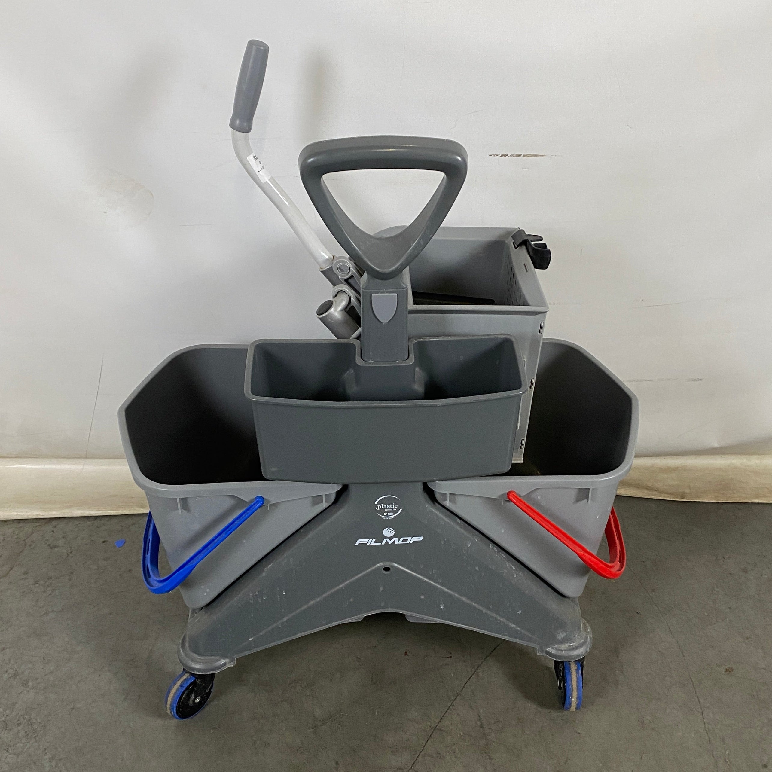 Filmop Grey Rolling Mop Bucket