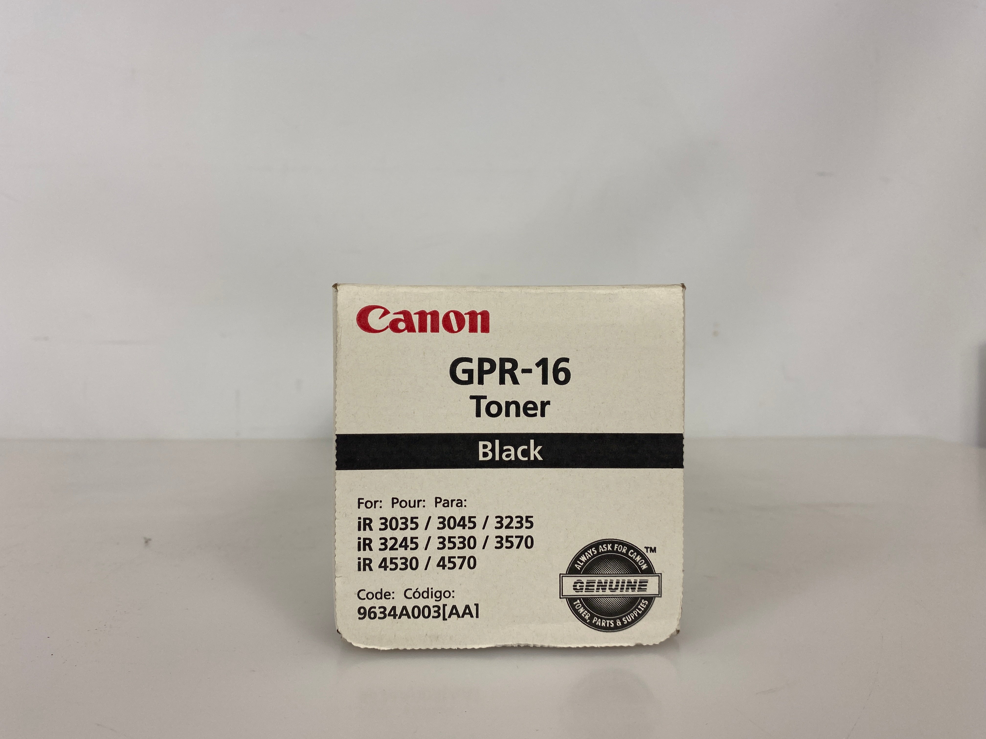 Canon 9634A003AA (GPR-16) Black Toner Cartridge