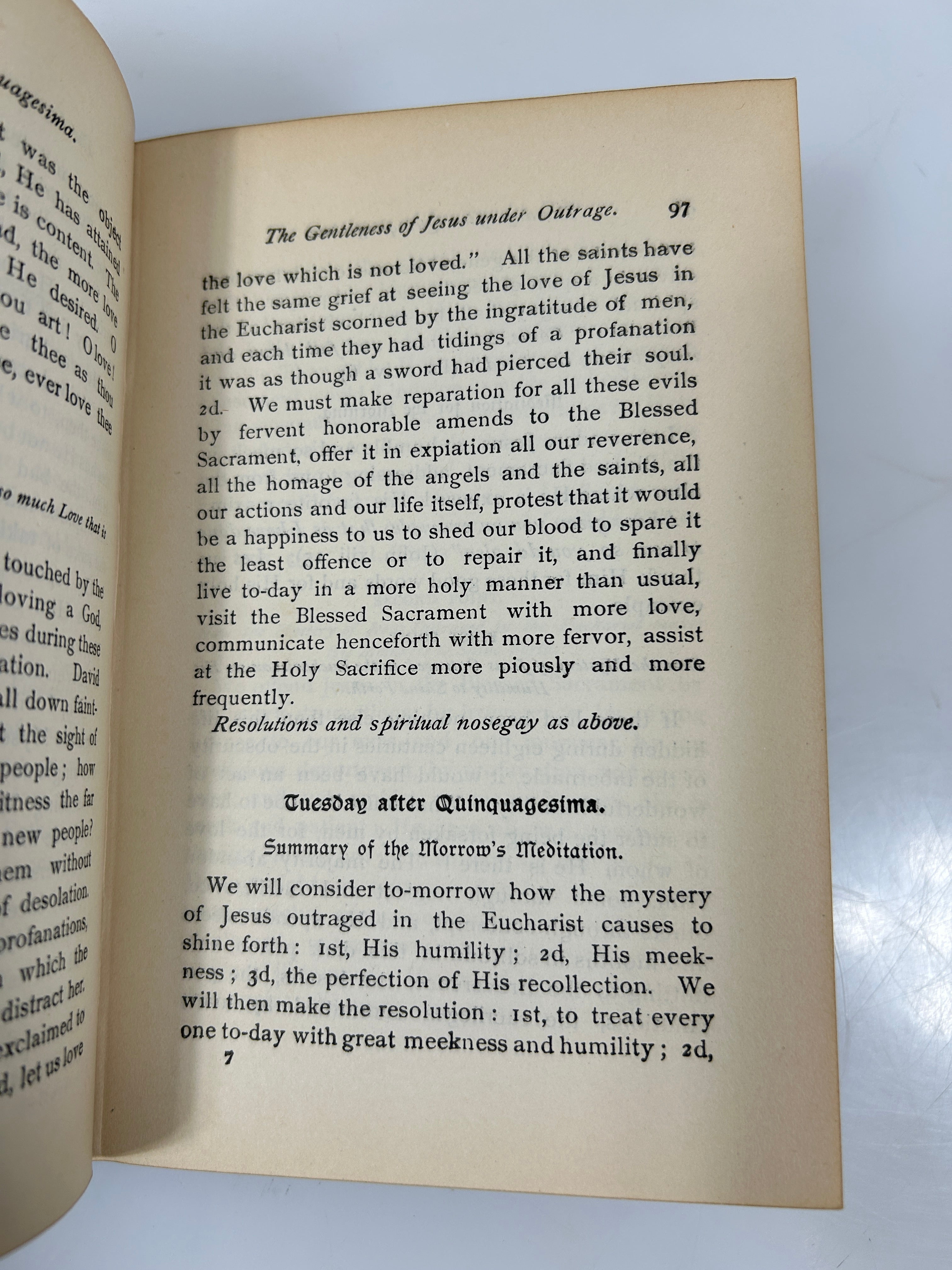 Hamon's Meditation Vol.II Septuagesima Sunday to 2nd Sunday After Easter HC 1894