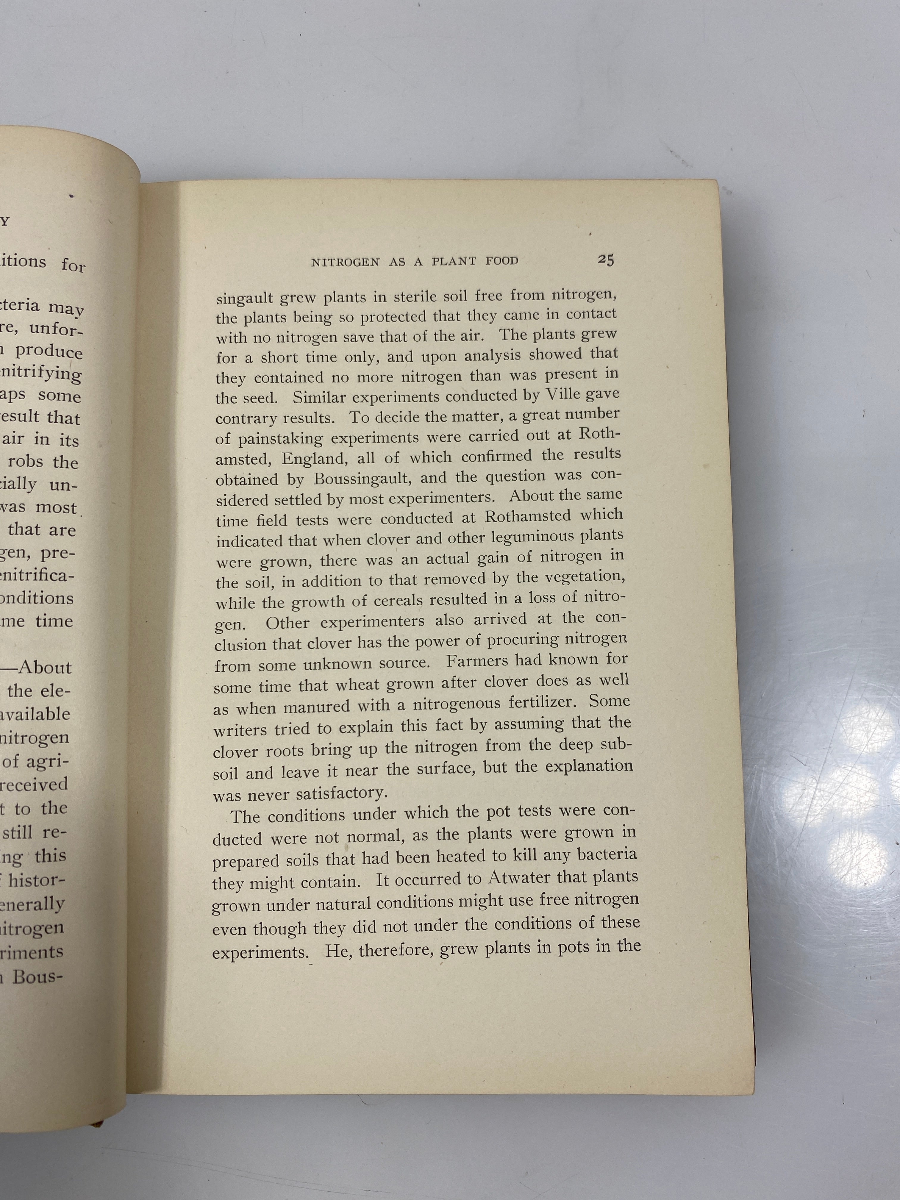 First Principles of Soil Fertility by Vivian Orange Judd Co 1908 HC