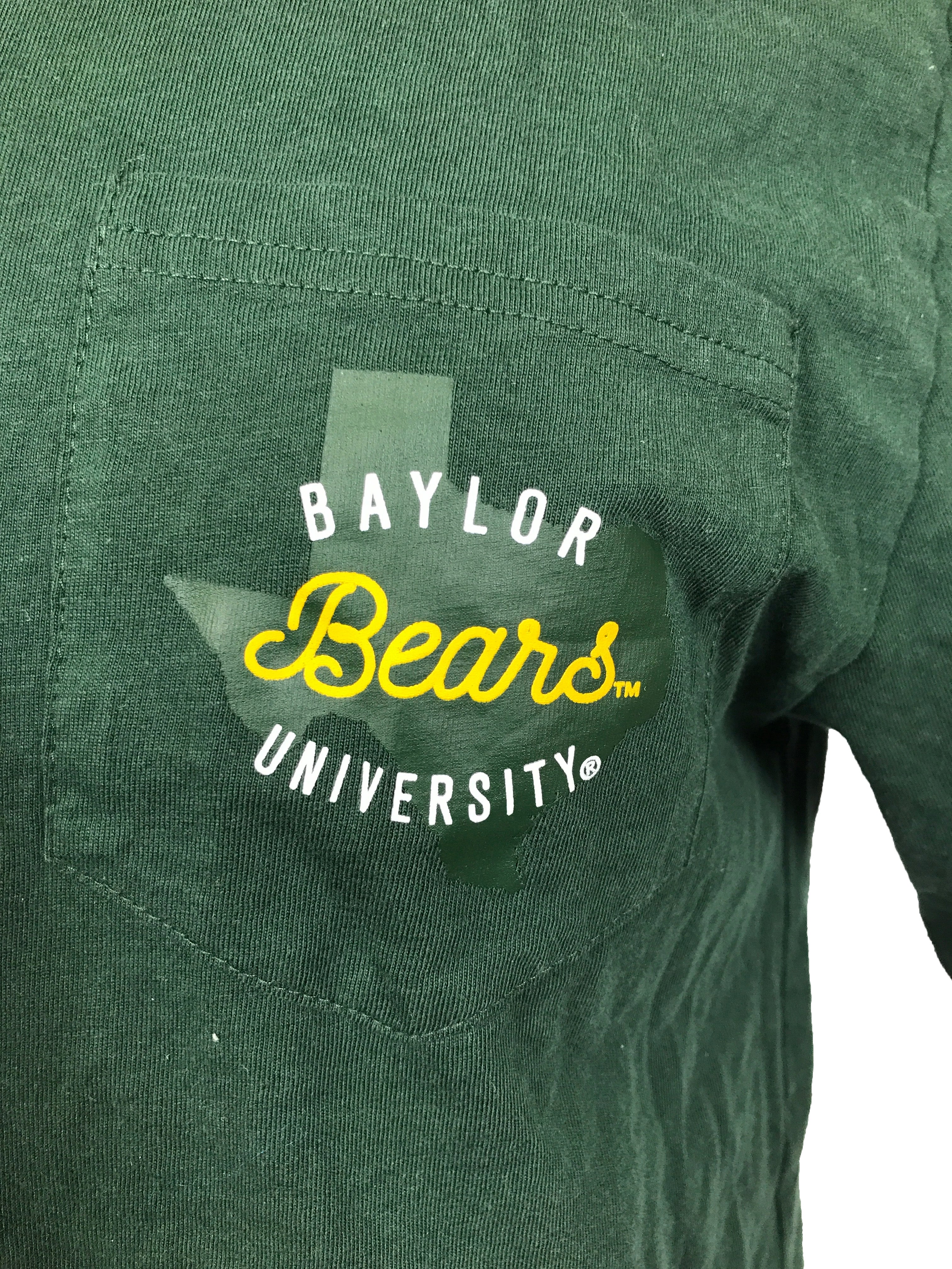 Champion Baylor University Green Unisex T-Shirt Size Medium