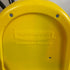 Rubbermaid Yellow and Red Rolling Mop Bucket