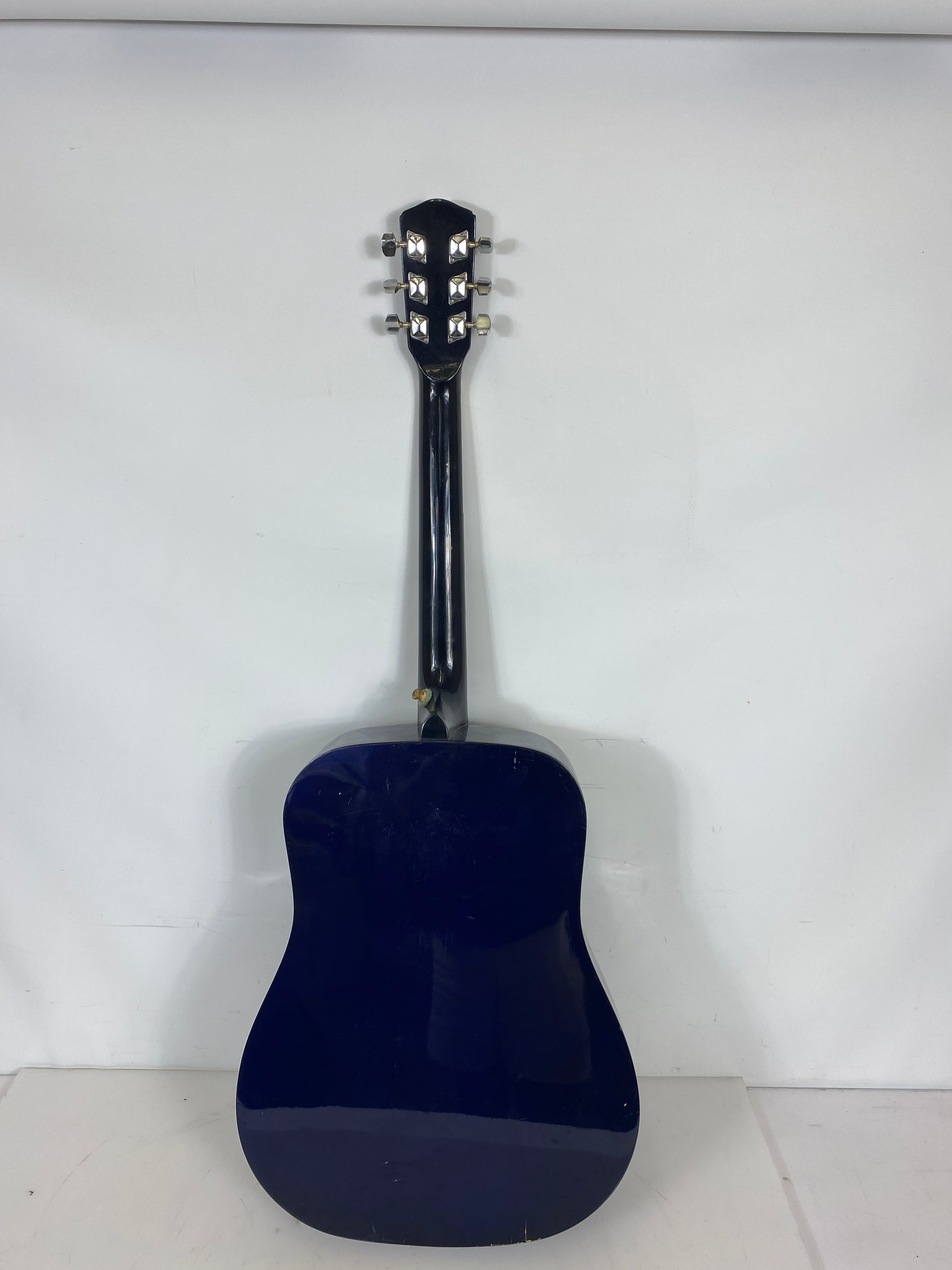 Johnson JG-610-BL Dreadnaught Acoustic Guitar Blue 6-String Full Size