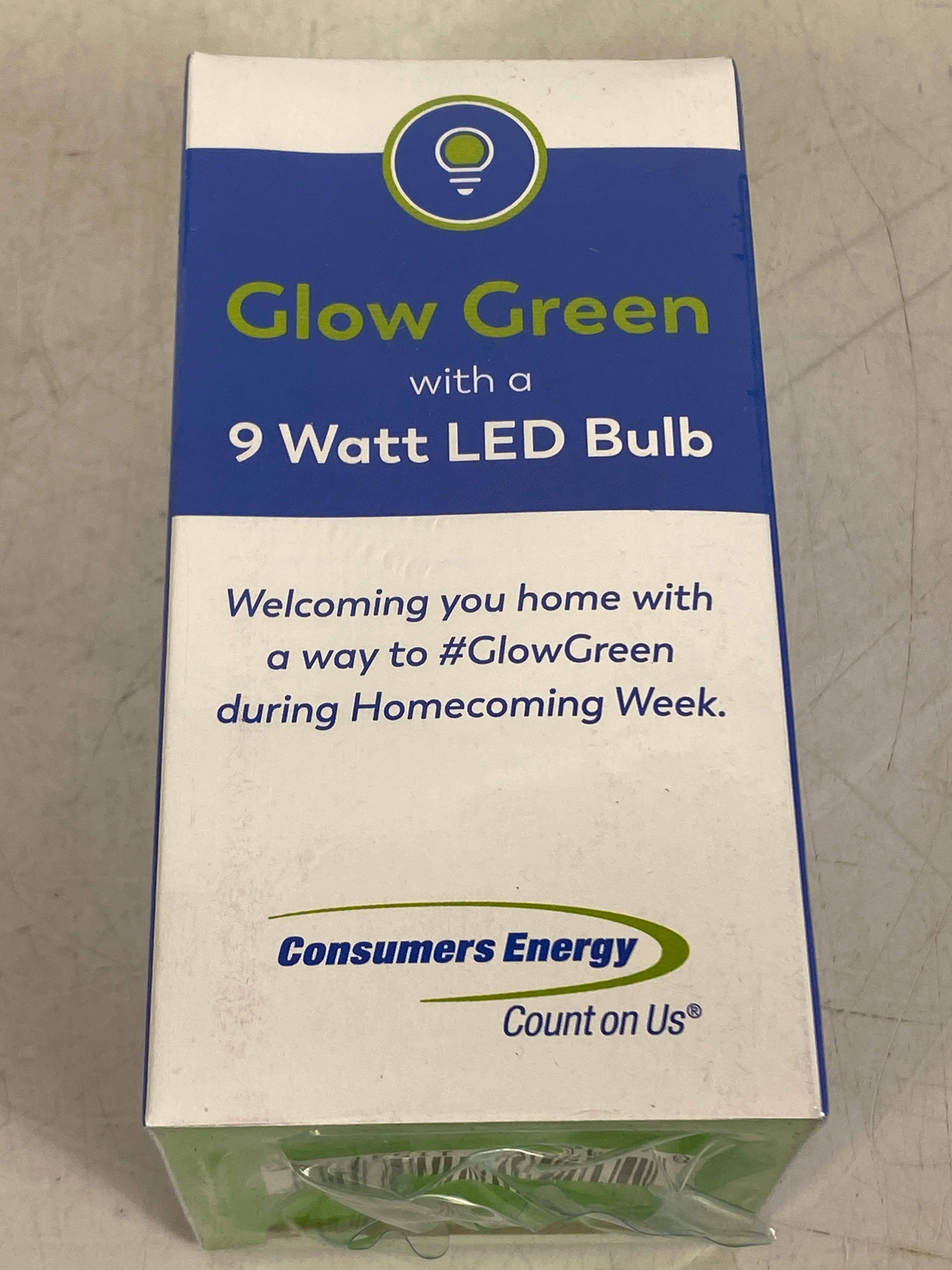 Consumers Energy Green 9 Watt LED Light Bulb