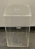 Clear Acrylic Storage Bin with Side Handles and Removable Lid