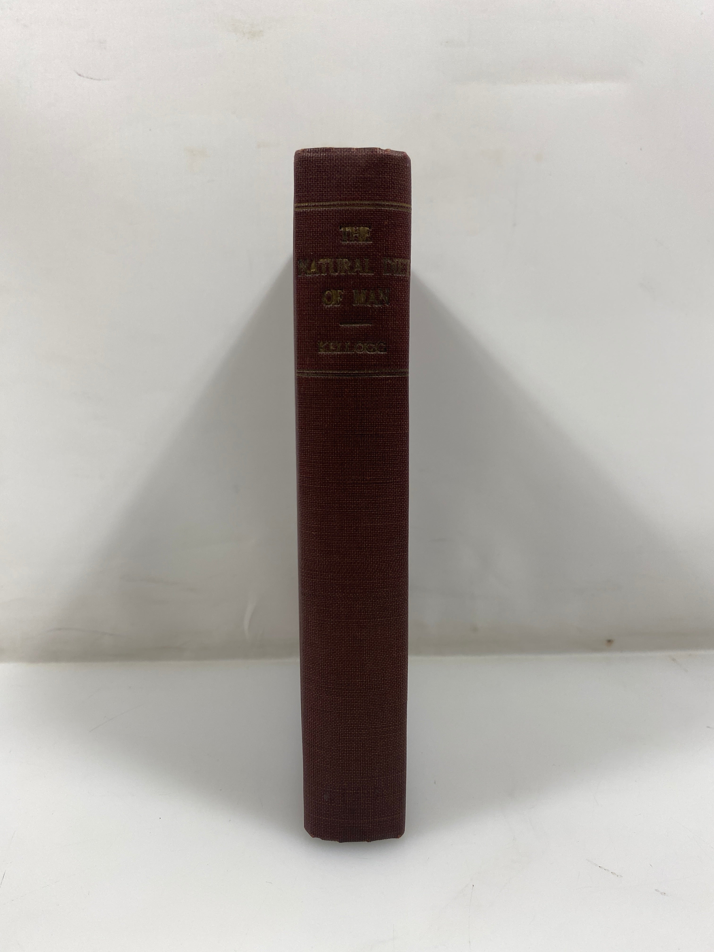 The Natural Diet of Man by Kellogg Ex-library 1923 HC