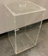 Clear Acrylic Storage Bin with Side Handles and Removable Lid