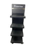 Hydro Flask Black Metal Retail Display Shelf Stand w/ 4 Adjustable Shelves on Casters