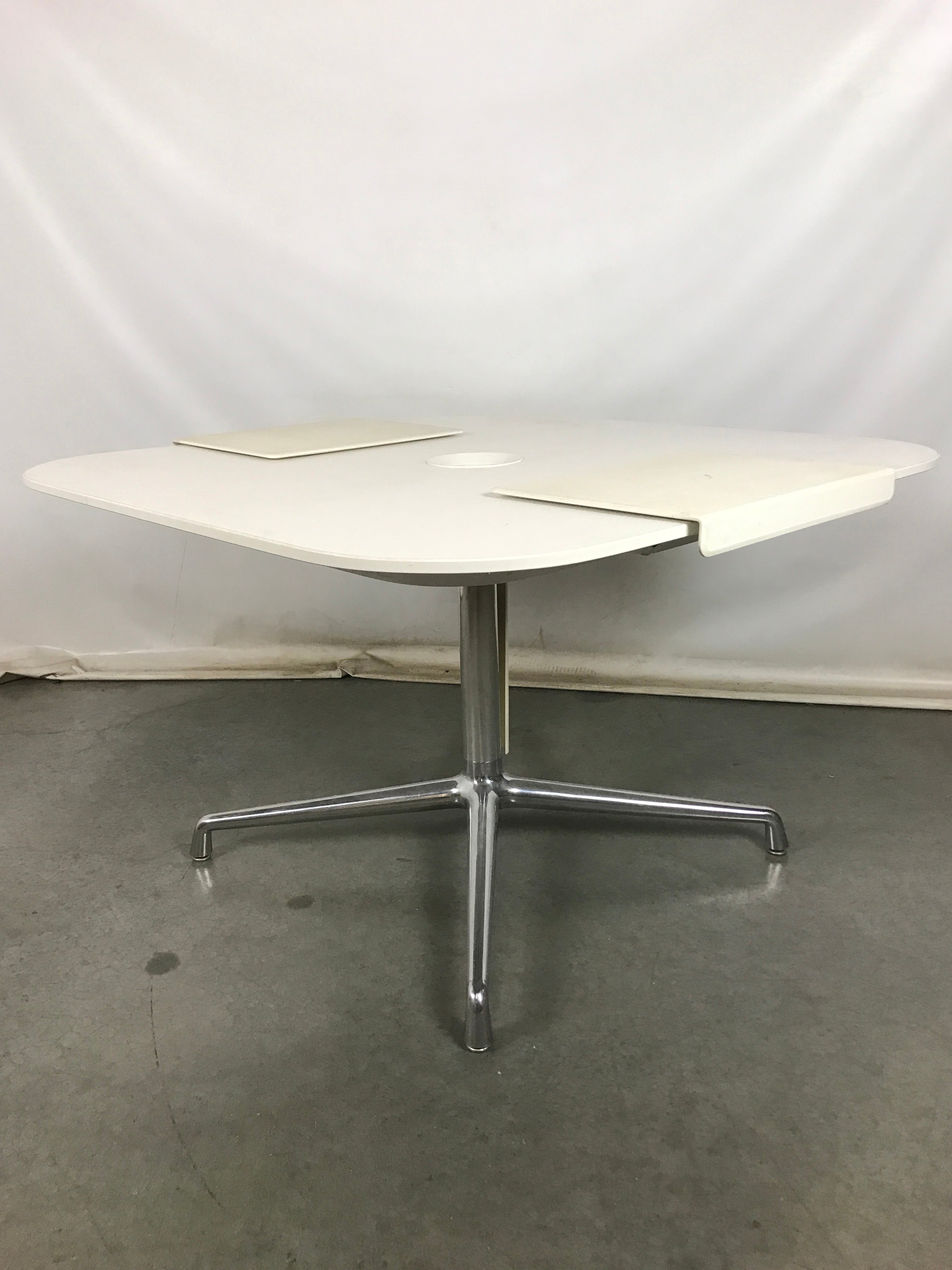 Coalesse White Extendable Table