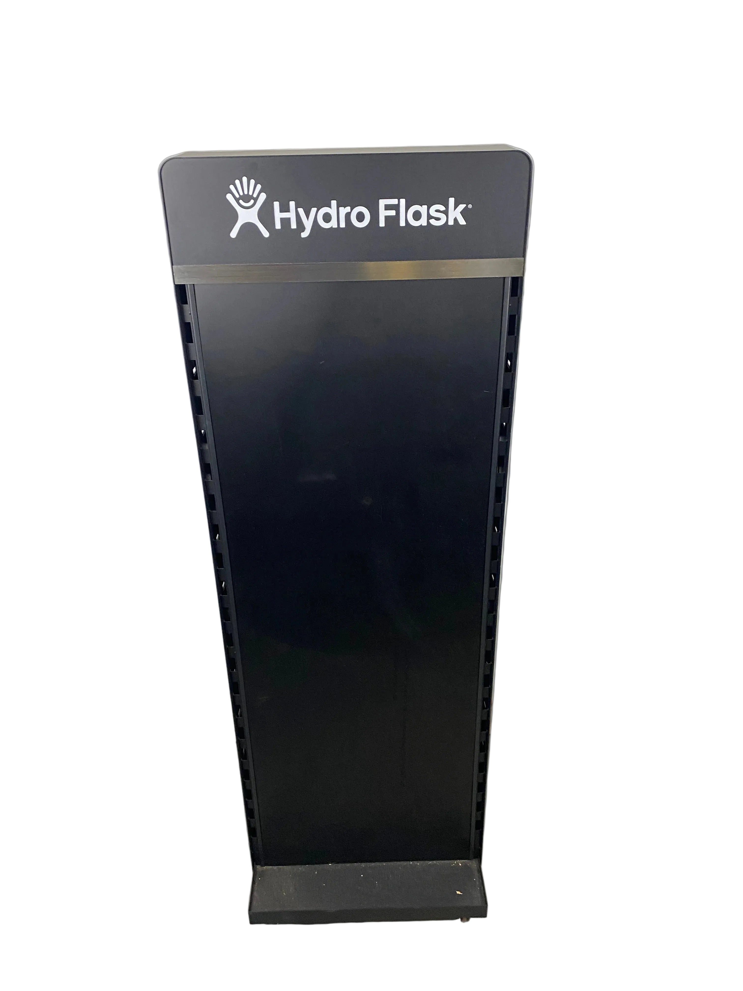 Hydro Flask Black Metal Retail Display Shelf Stand w/ 4 Adjustable Shelves on Casters