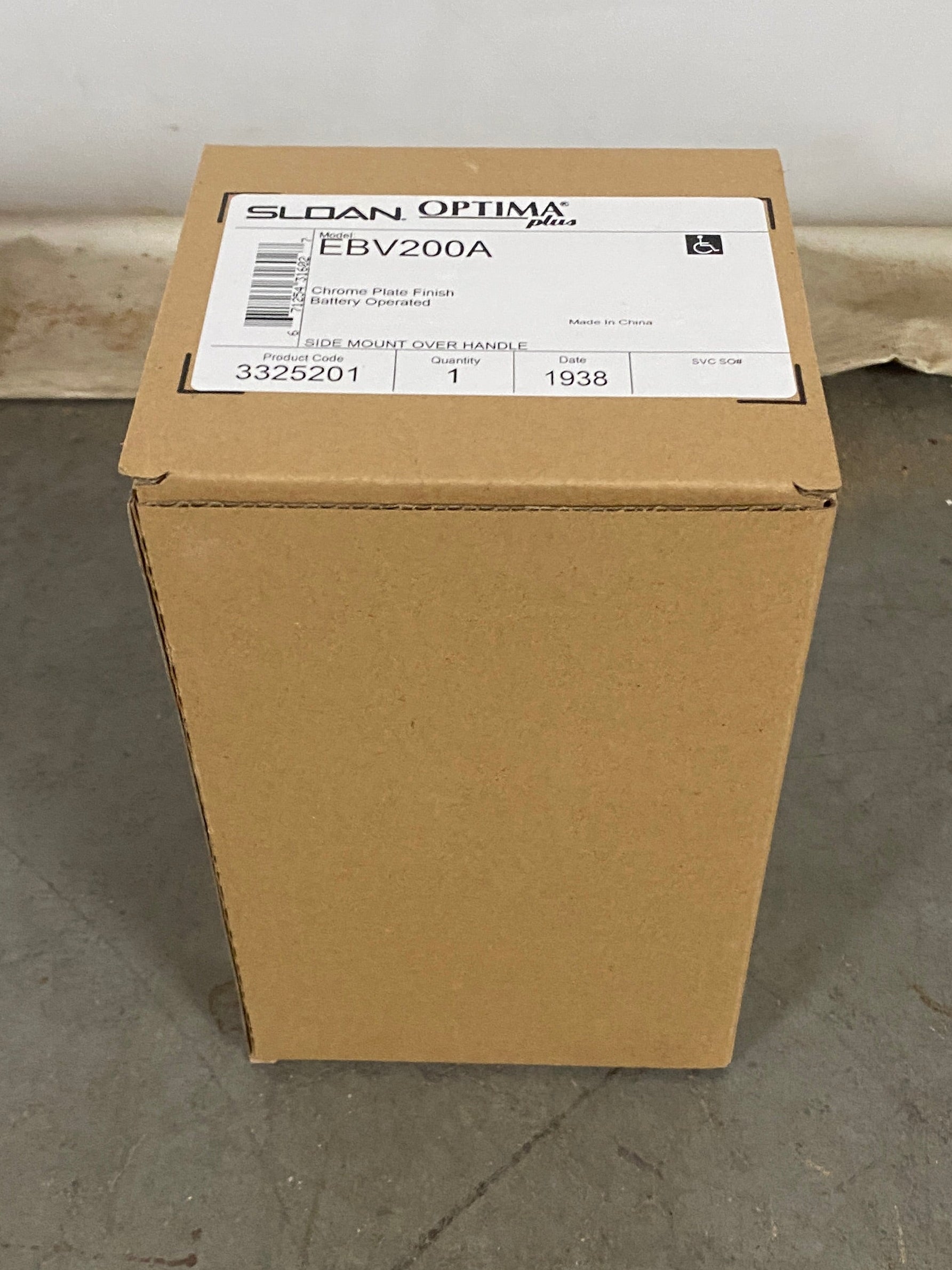 Sloan Optima Plus #EBV200A Flush Sensor *New*