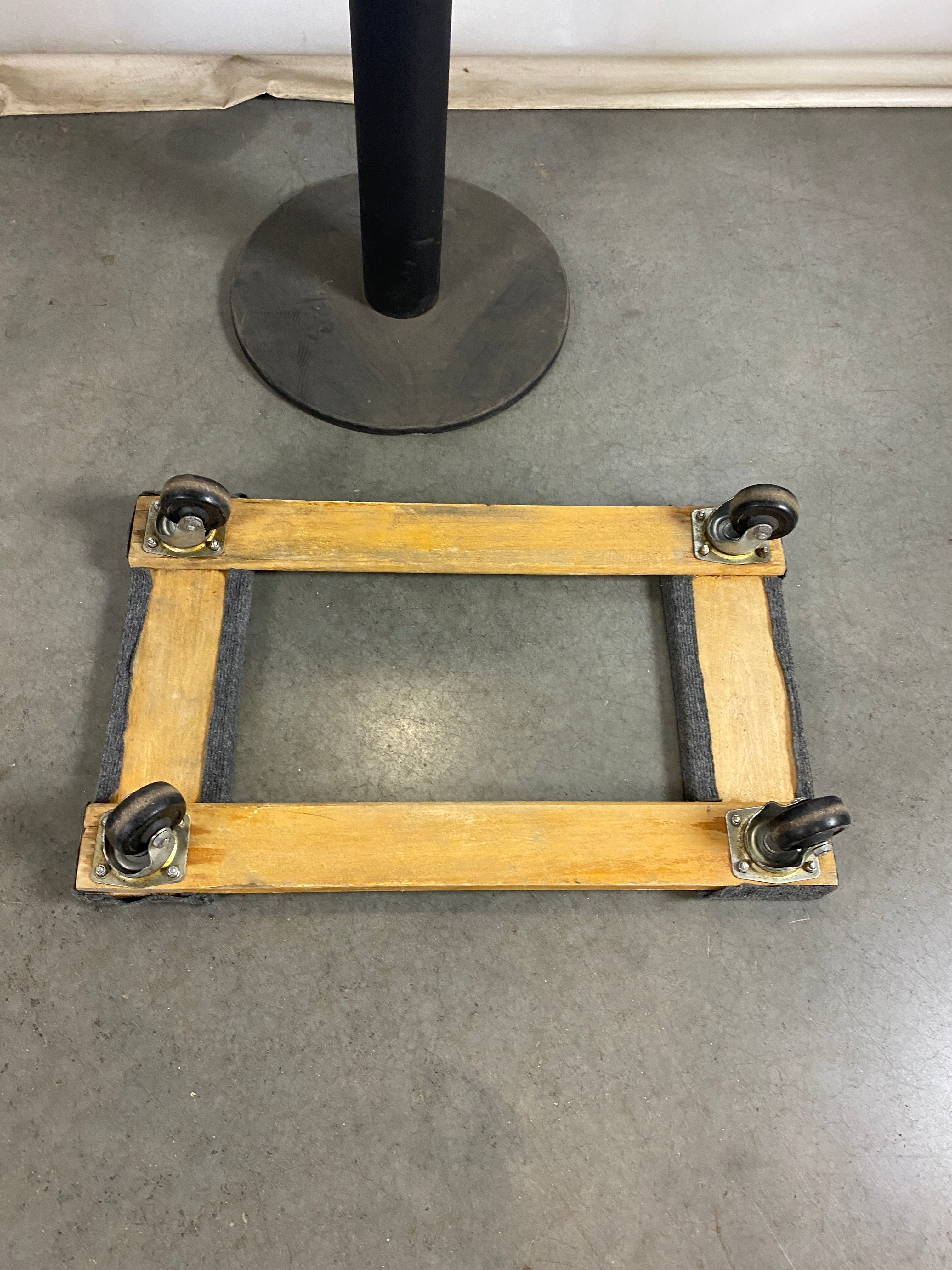 Global Wooden Padded Floor Dolly