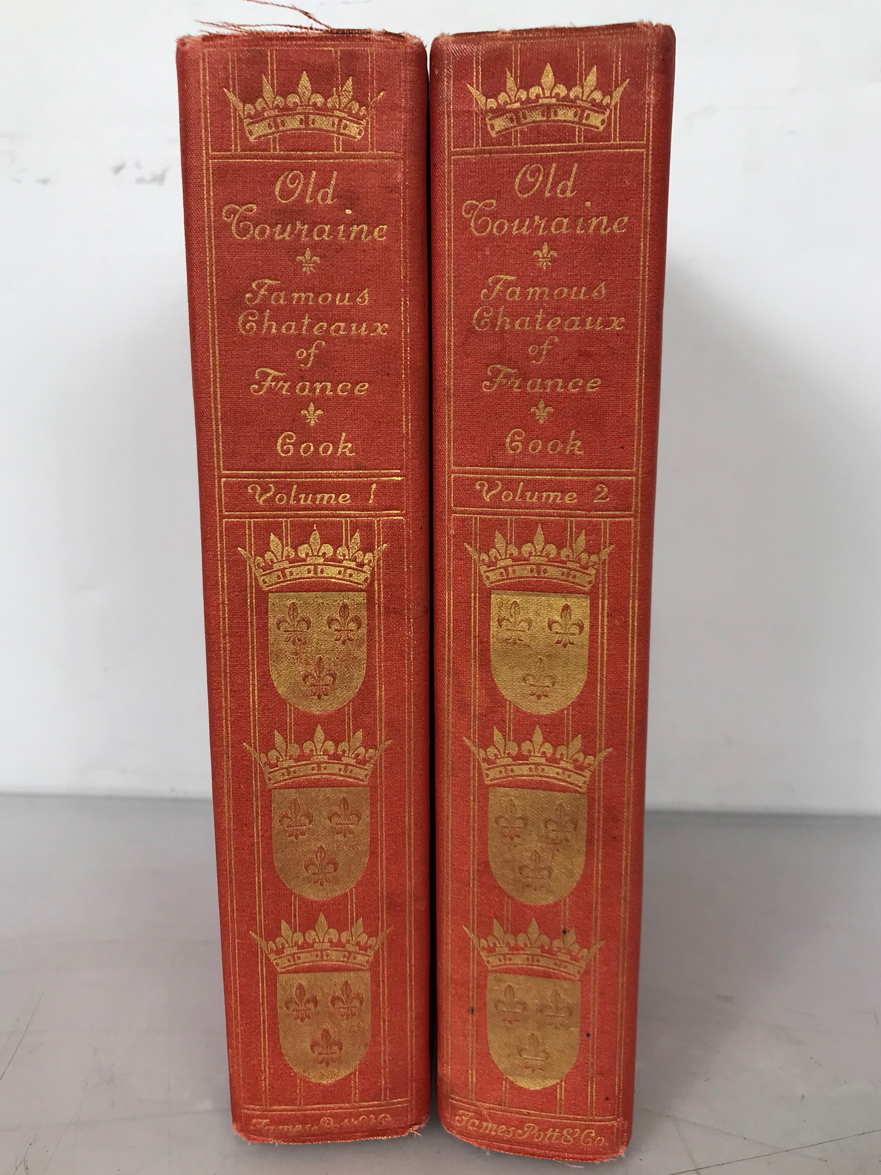Old Touraine Famous Chateaux of France by Cook Vol 1-2 1904 HC
