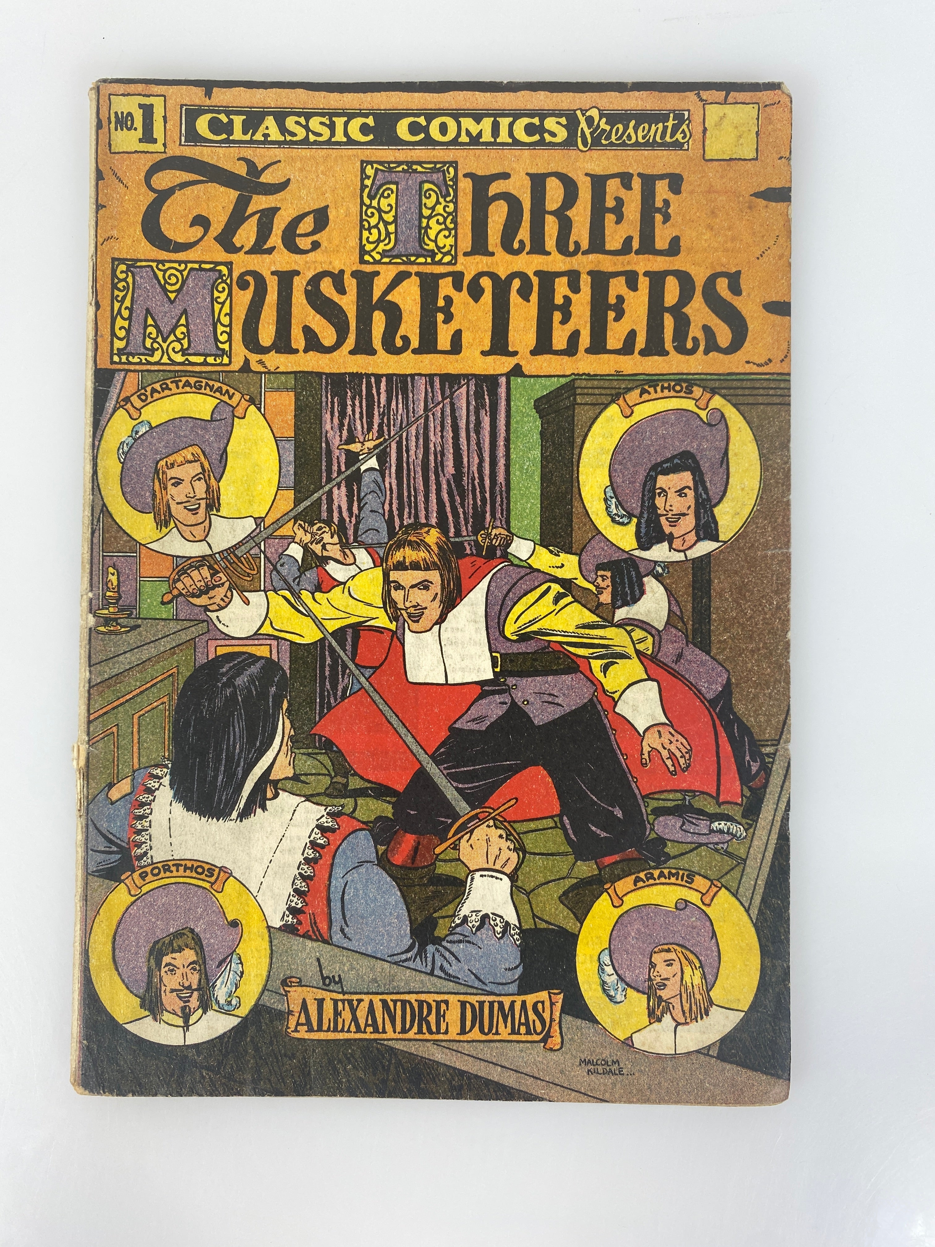 Classics Illustrated Three Musketeers Dumas  No. 1 HRN28