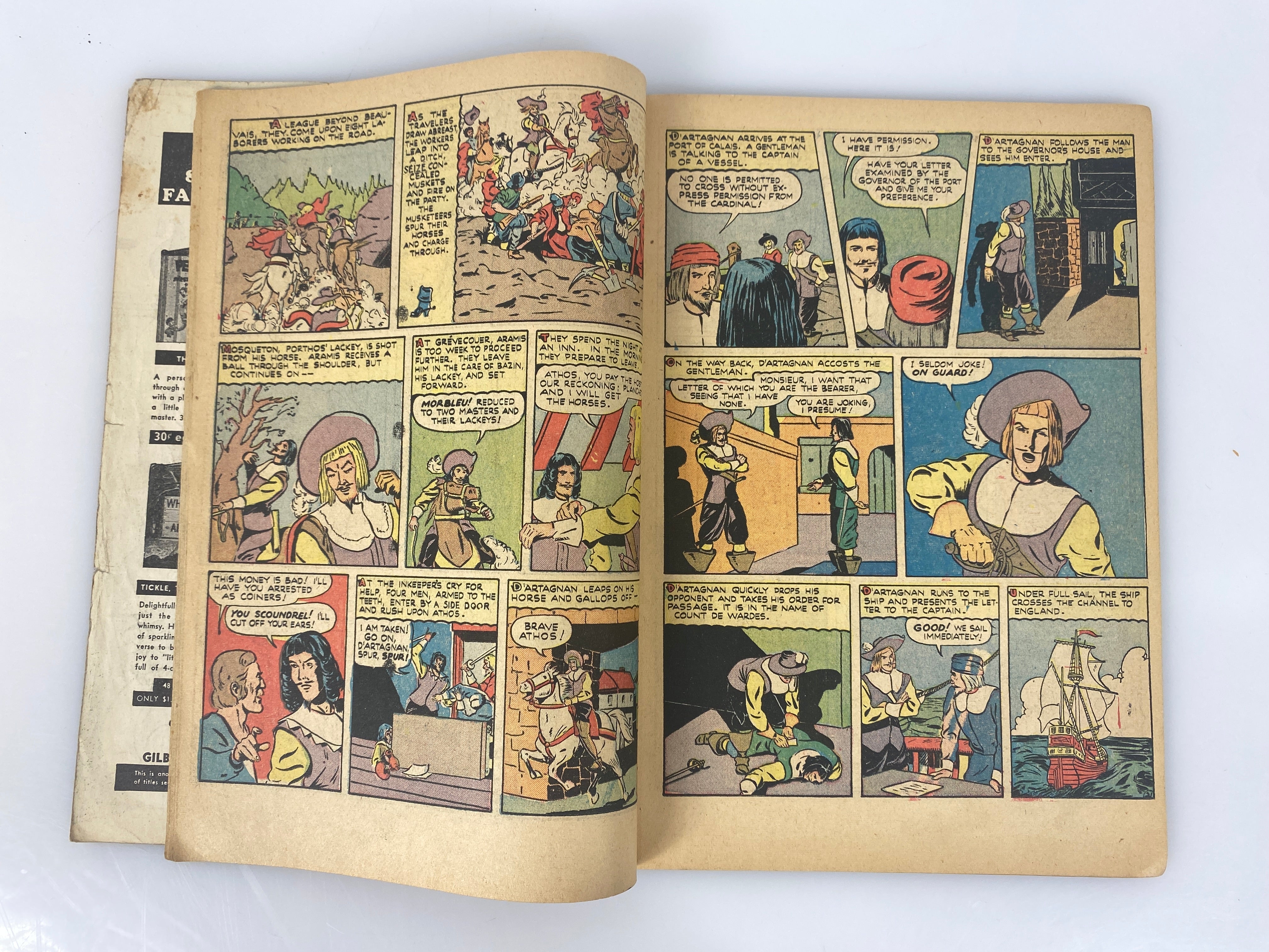 Classics Illustrated Three Musketeers Dumas  No. 1 HRN28