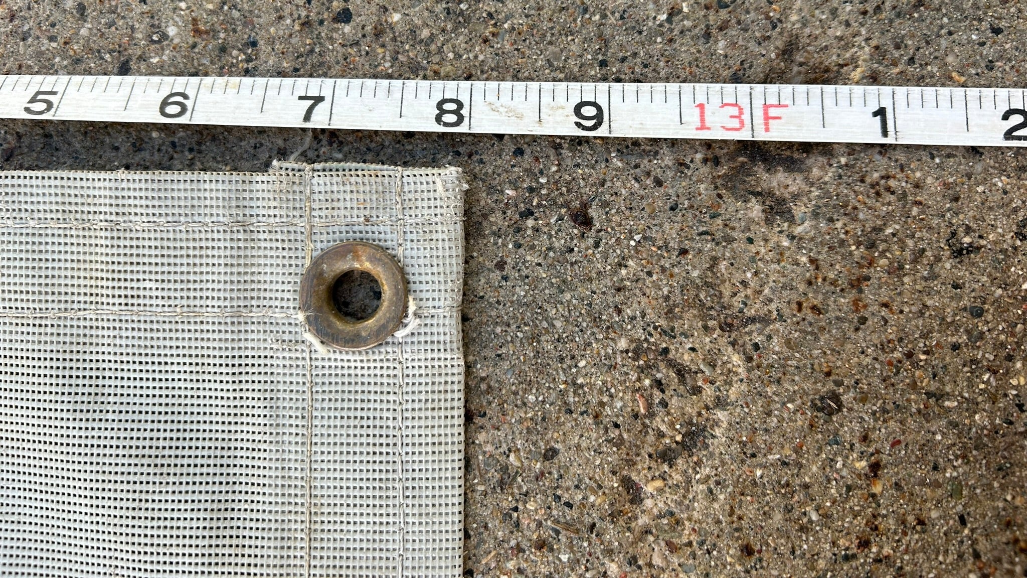 12 ft x 75 ft Mesh Rectangular Tarp