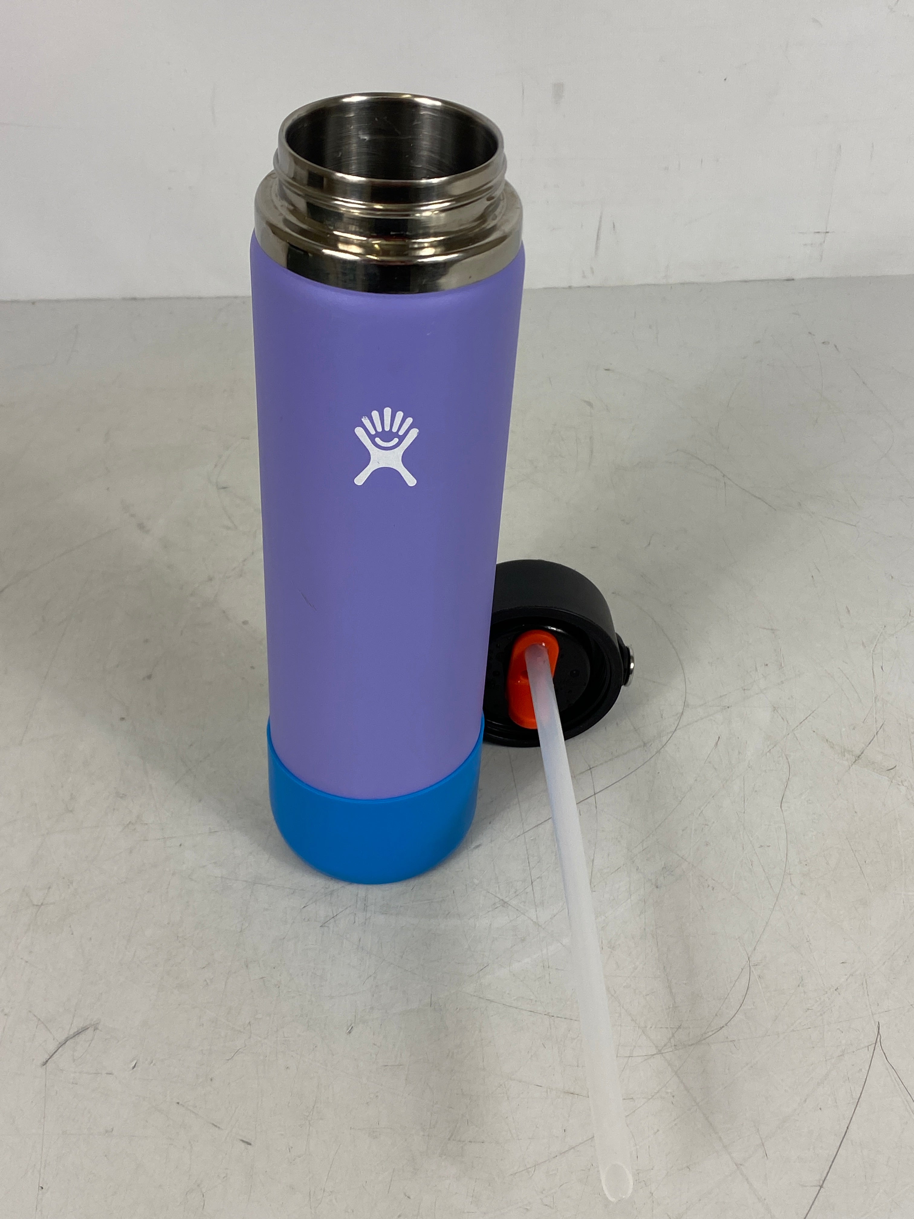 Purple Hydro Flask 24 oz Insulated Water Bottle