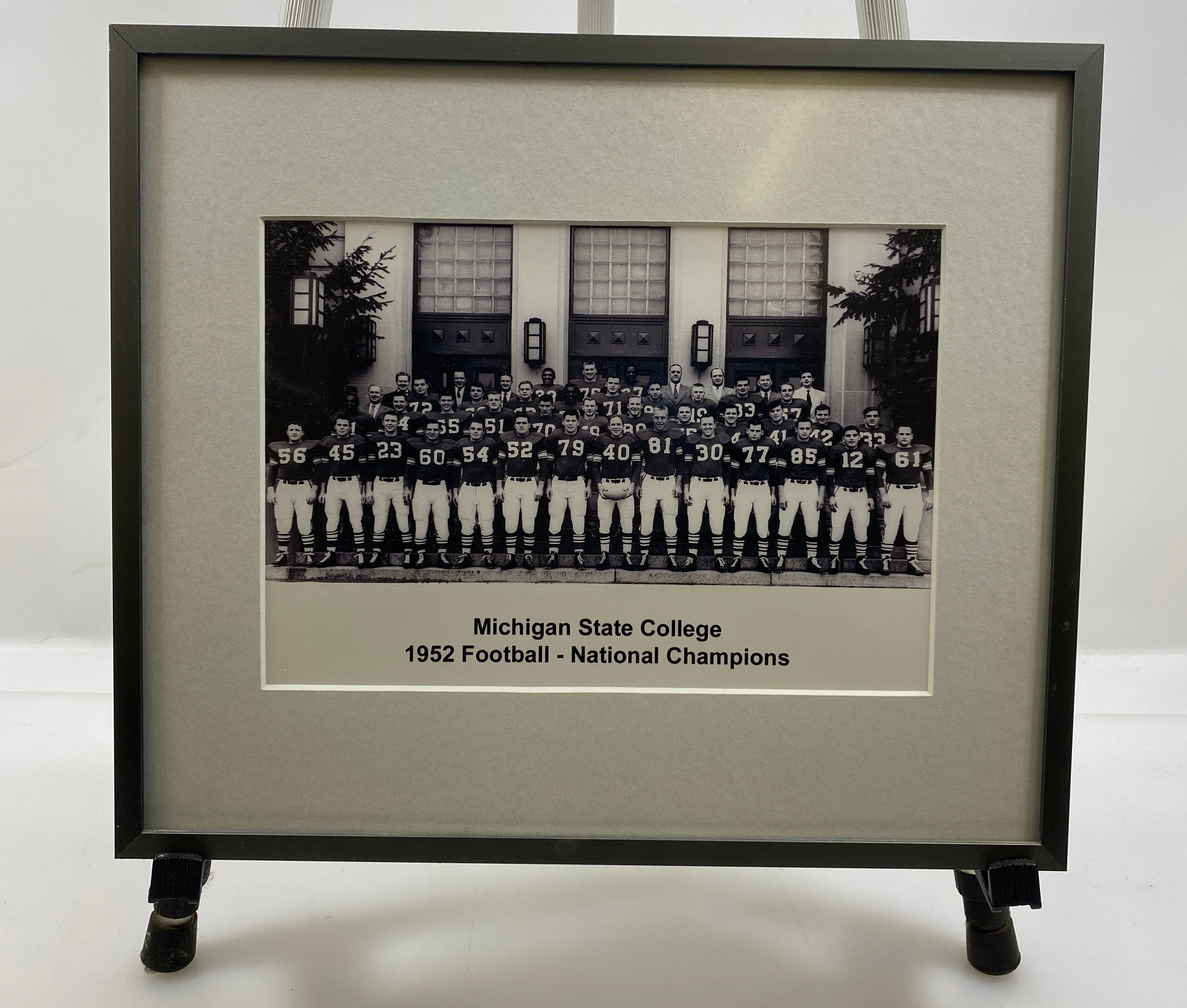 Michigan State College 1952 Football National Champions Framed Team Photo
