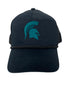 Black Michigan State Baseball Cap