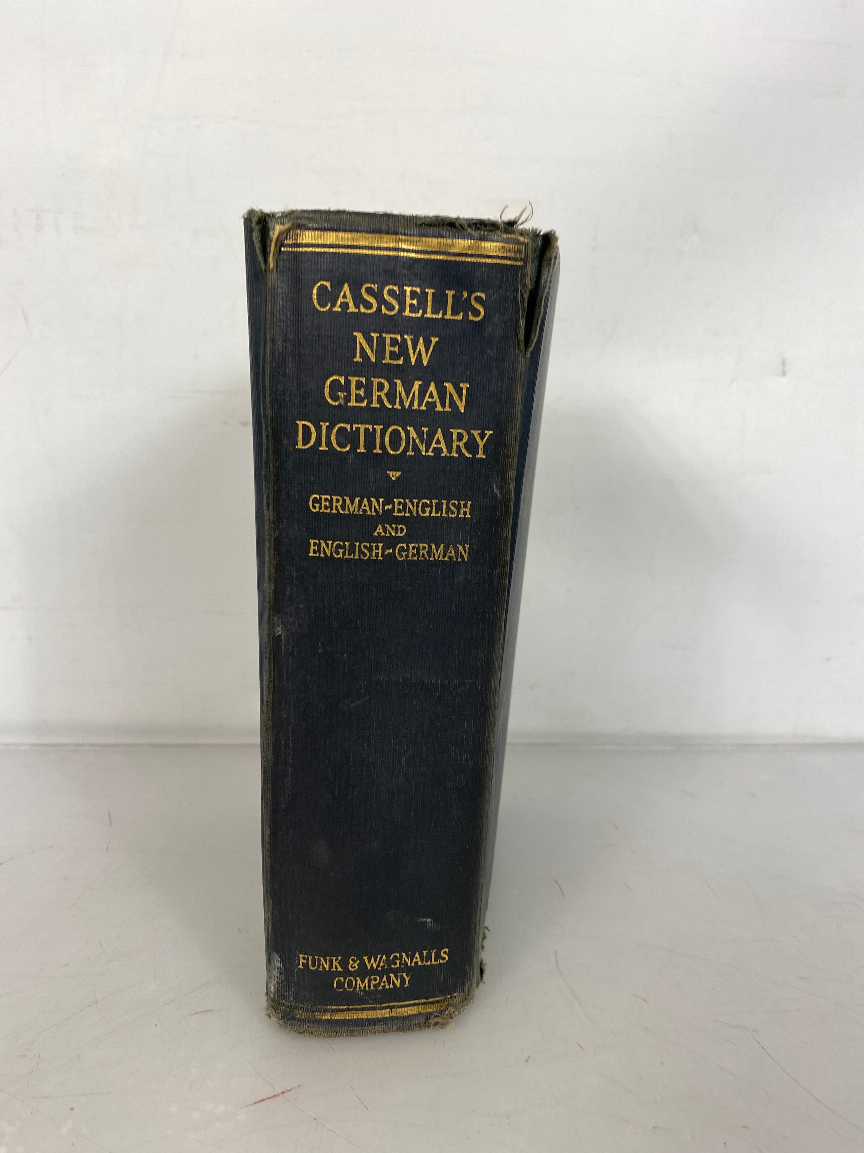 Cassell's New German and English Dictionary by Karl Breul Funk and Wagnalls 1939 HC