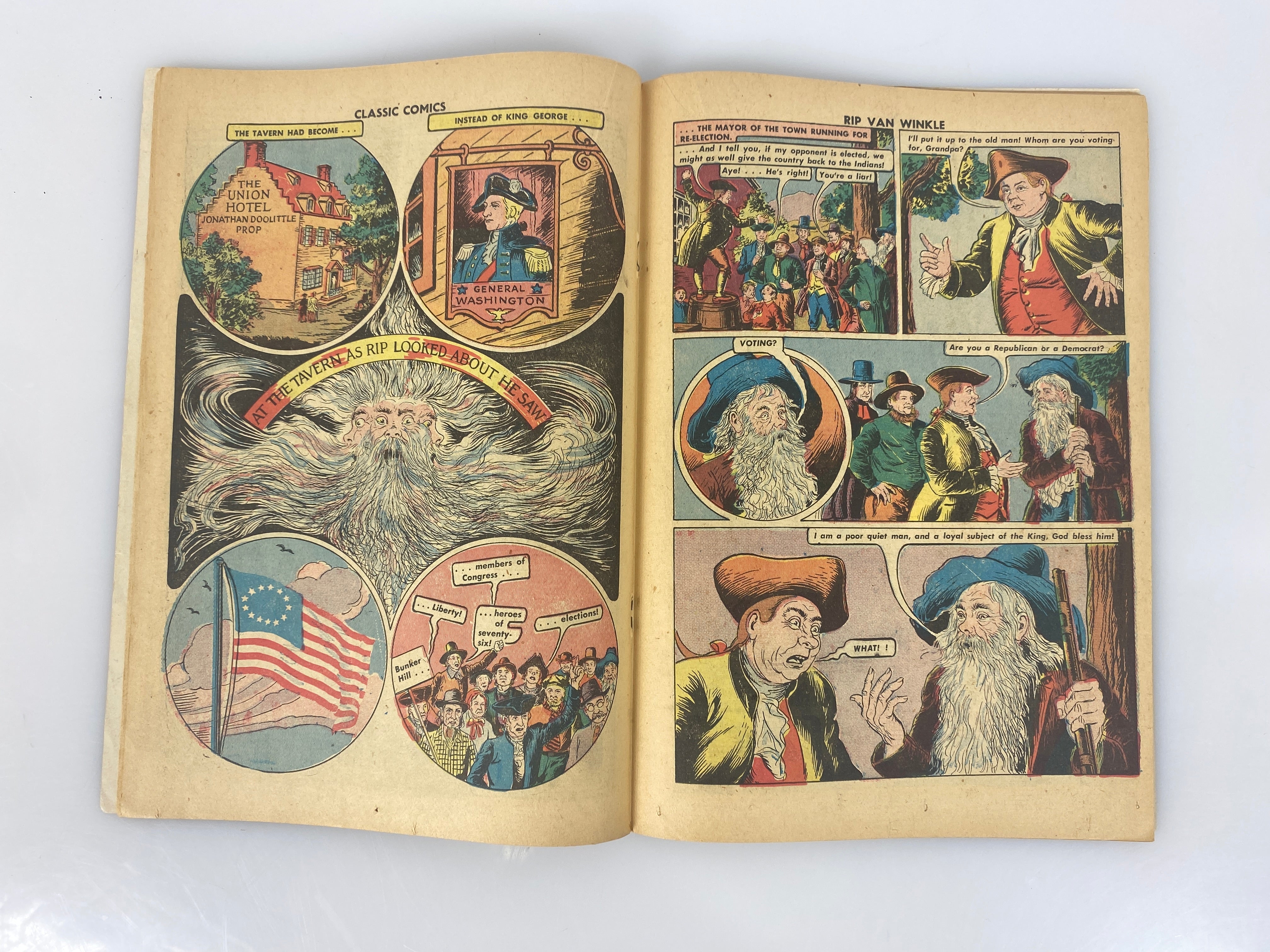 Classics Illustrated Rip Van Winkle Headless Horseman No. 12 HRN22