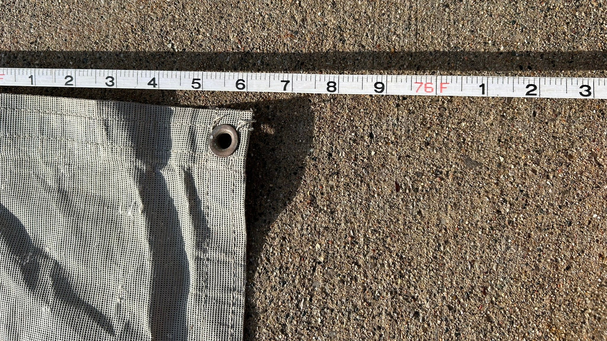 10 ft x 75 ft Mesh Rectangular Tarp