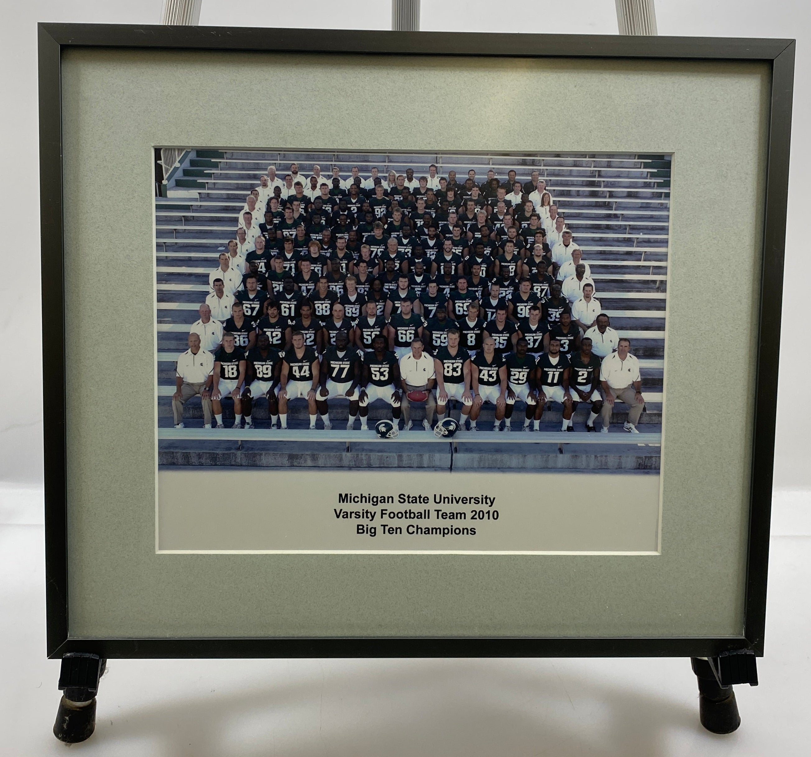 Michigan State University 2010 Varsity Football Team Big Ten Champions Framed Team Photo