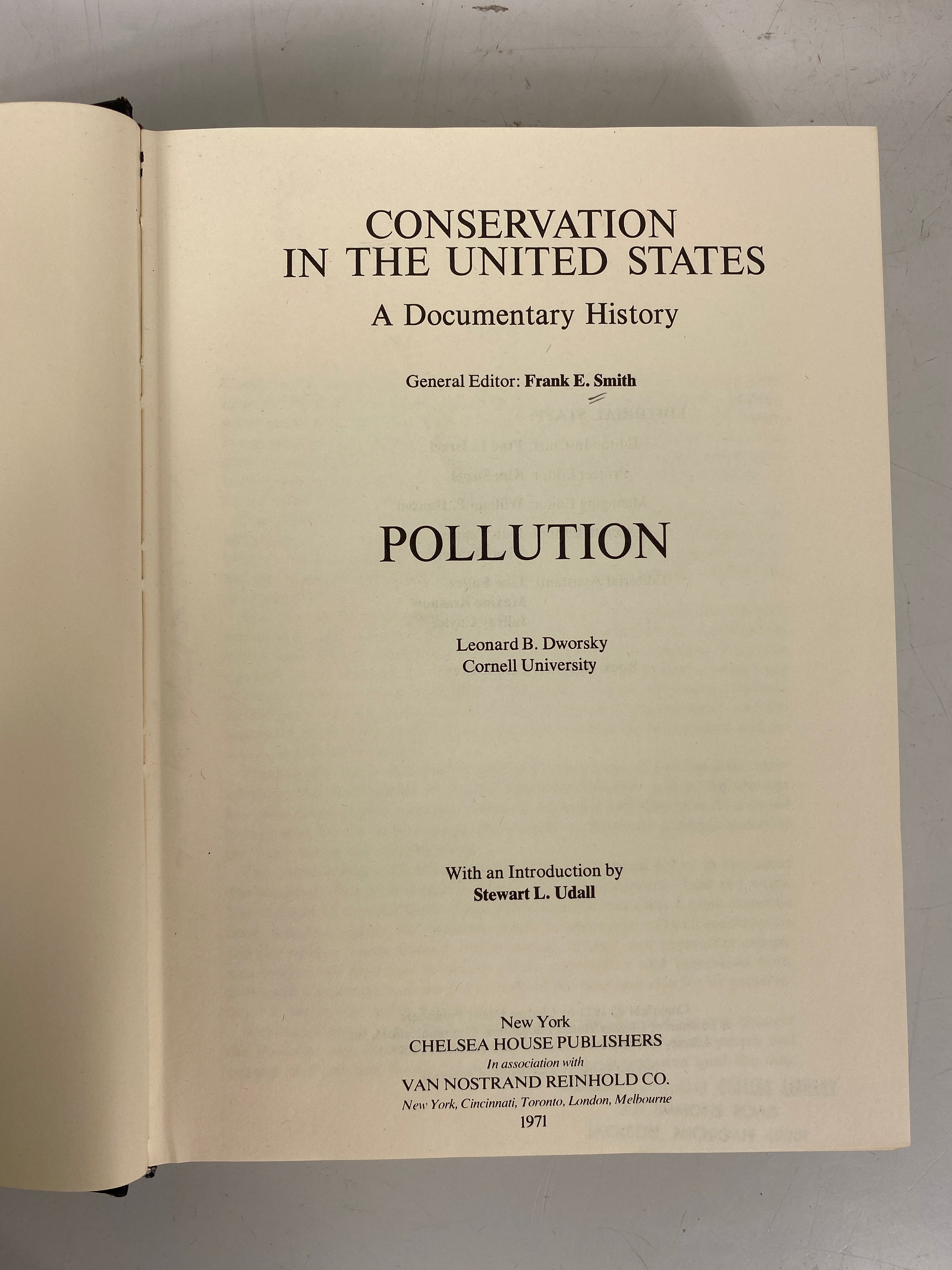 4 Vols: Conservation in the U.S. 1971 Land/Water/Air/Minerals Ex-Library HC