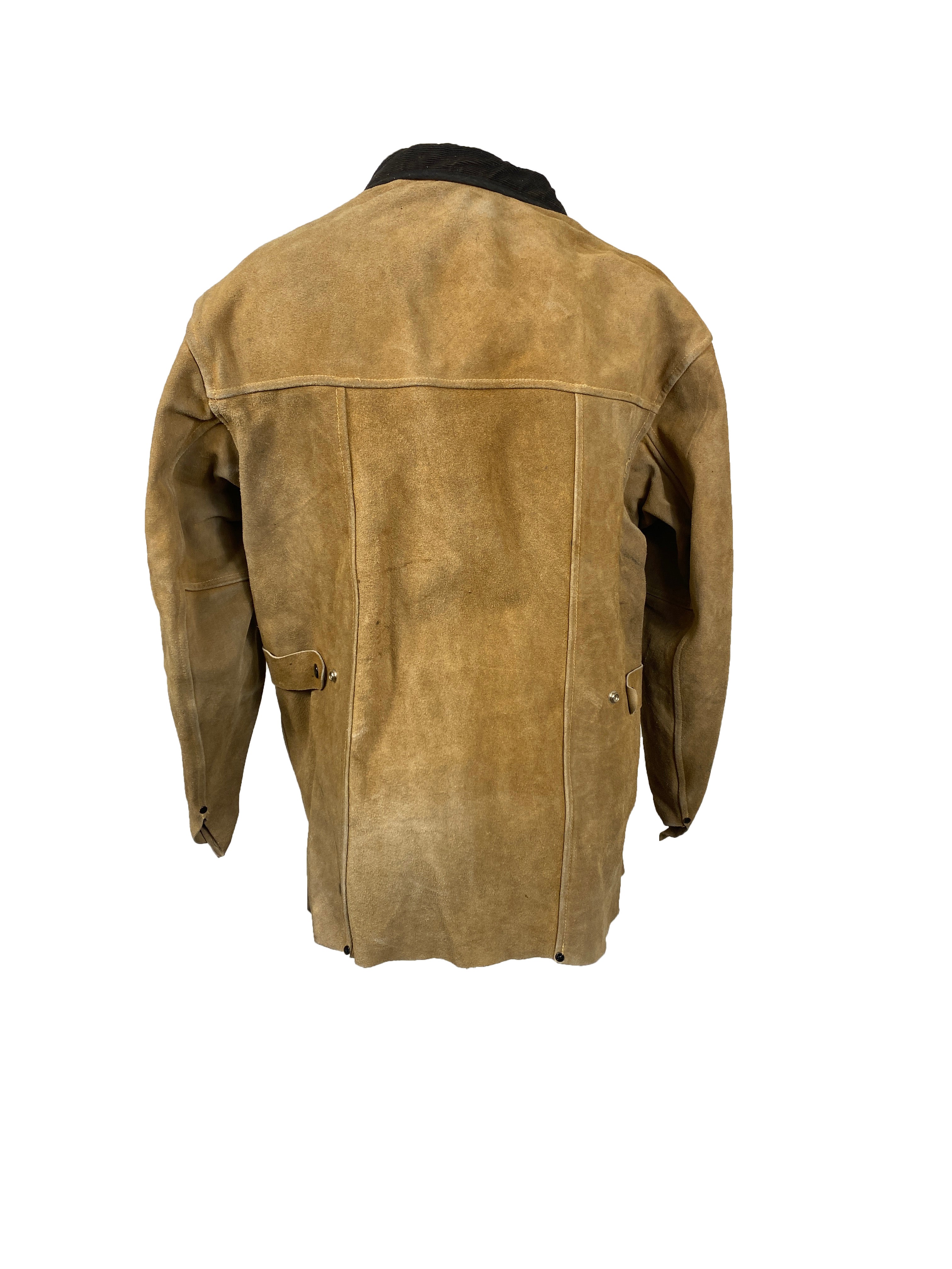 Stallion Brown Cowhide Jacket Men's Size XL