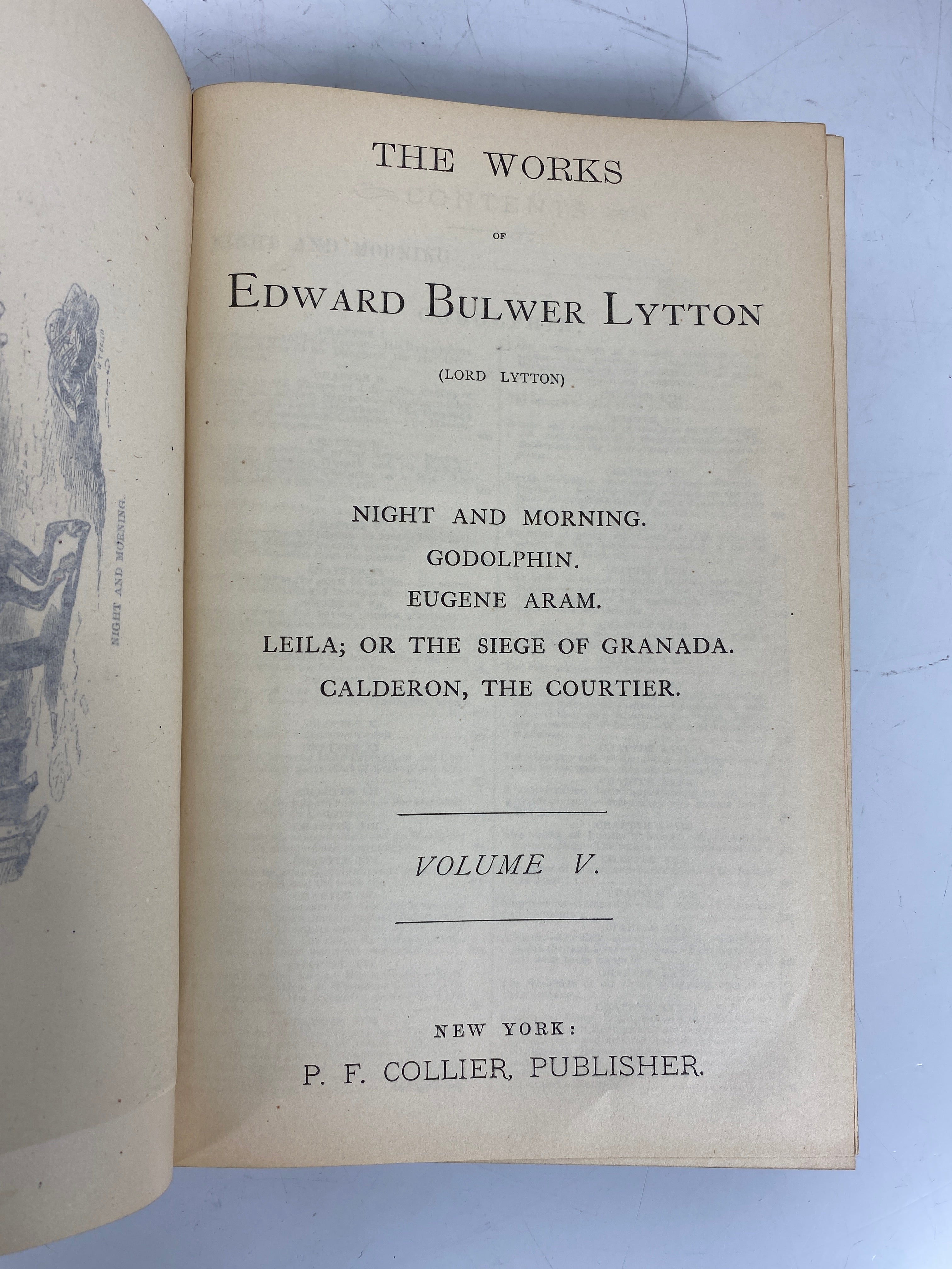 Complete 9 Vol Set: The Works of Lord Edward Bulwer Lytton c1880s HC